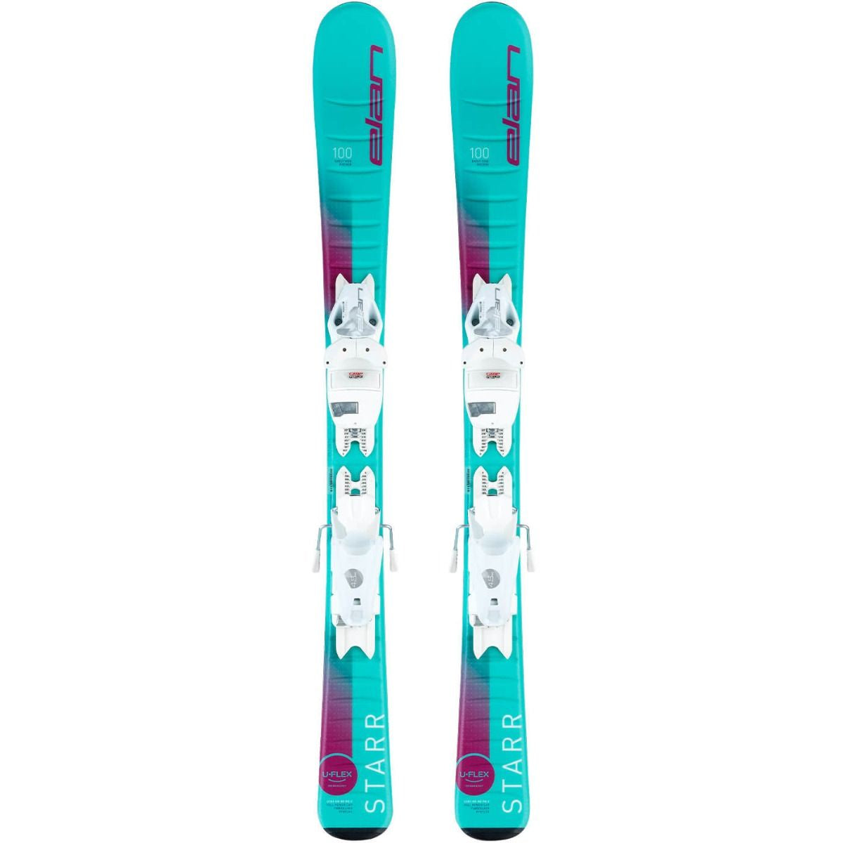 Elan 2022 STARR QS Ski with EL 4.5 GW SHIFT White Bindings - Perfect for All-Mountain Skiing & Freeride Adventures