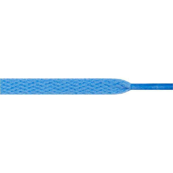 Light Blue Athletic Flat 5/16 Shoelaces - 12 Pair Pack | Durable Gym & Running Shoe Laces for Sneakers & Casual Shoes