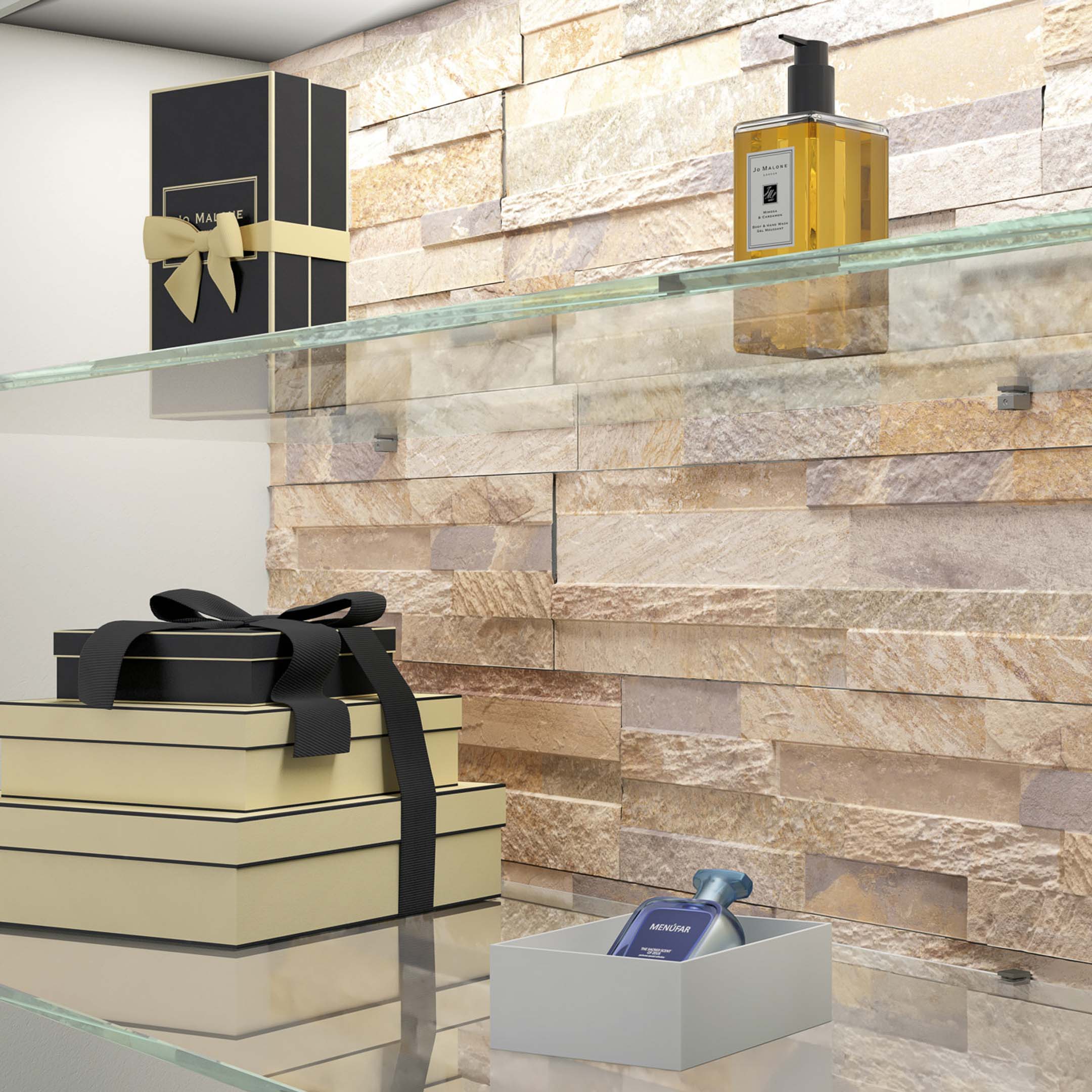 Cubics Ledger Panel Wall Tile - Modern 3D Textured Tile for Kitchen Backsplash, Bathroom & Living Room Accent Wall | Waterproof & Easy to Clean