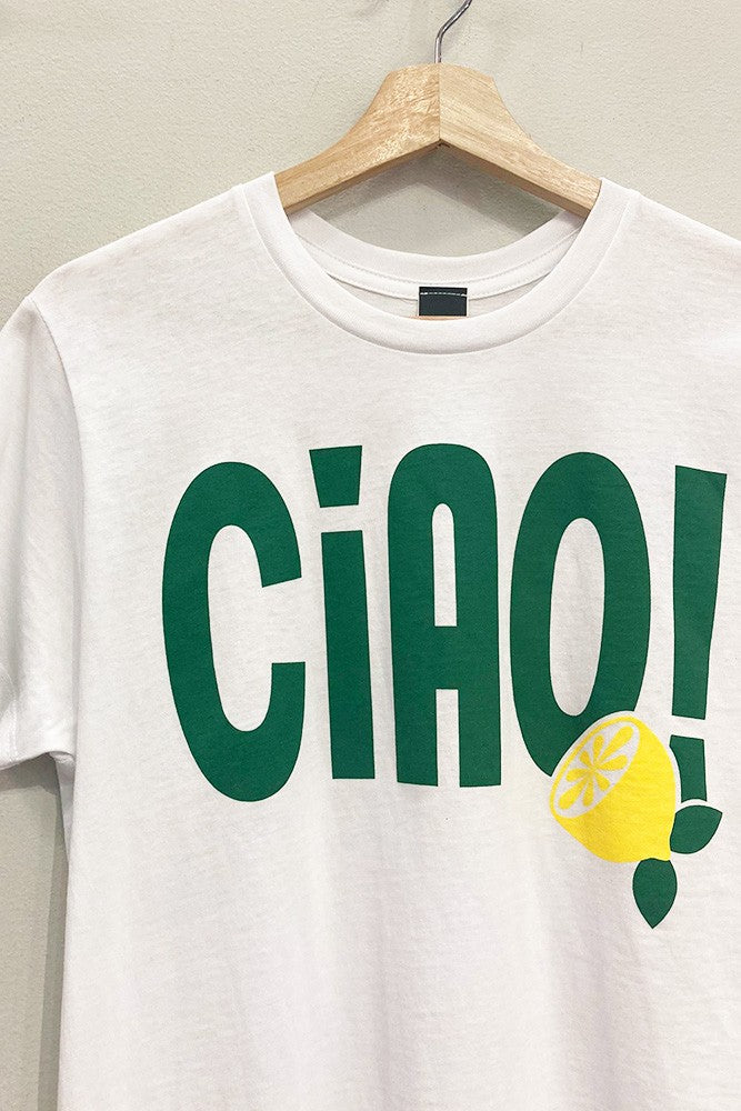 CIAO! Cropped Tee - Trendy Short Sleeve T-Shirt for Women | Casual Summer Outfit, Streetwear Fashion, Instagram Style