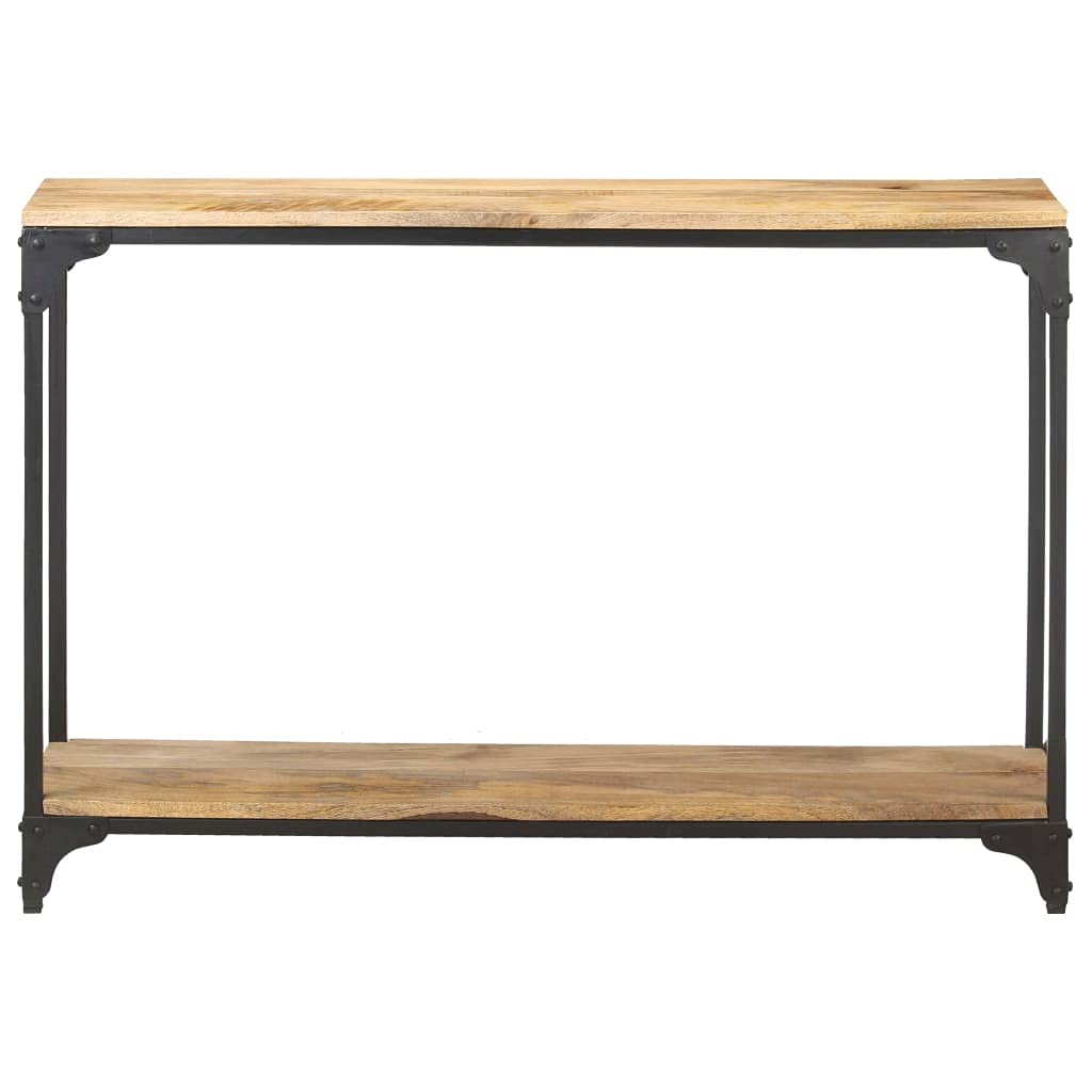 Rustic Solid Mango Wood Console Table - 43.3