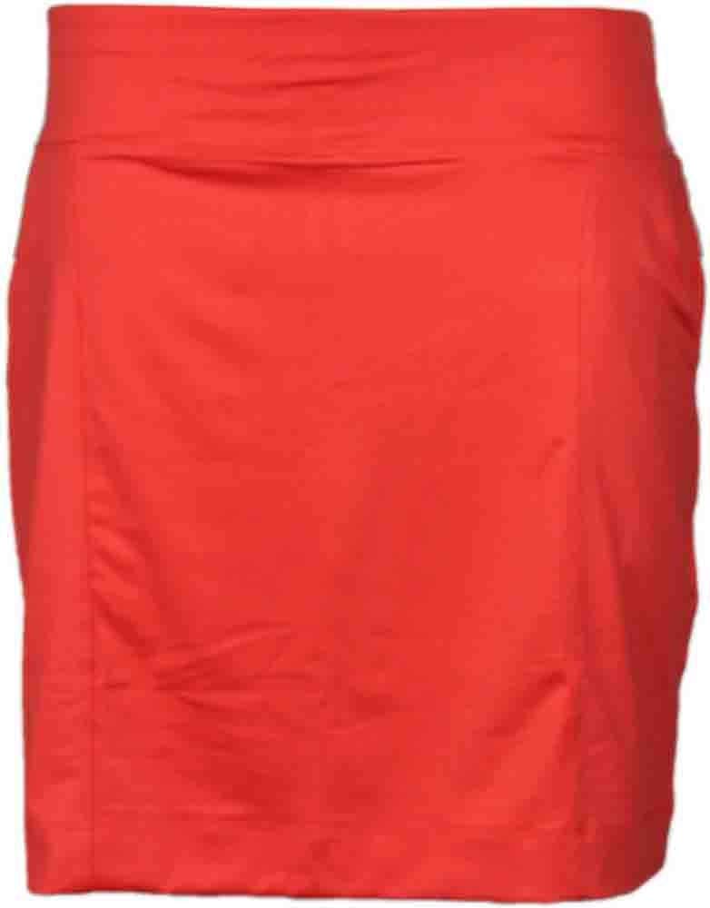 Women's Knit Pull-On Skort - Casual Orange for Outdoors & Travel