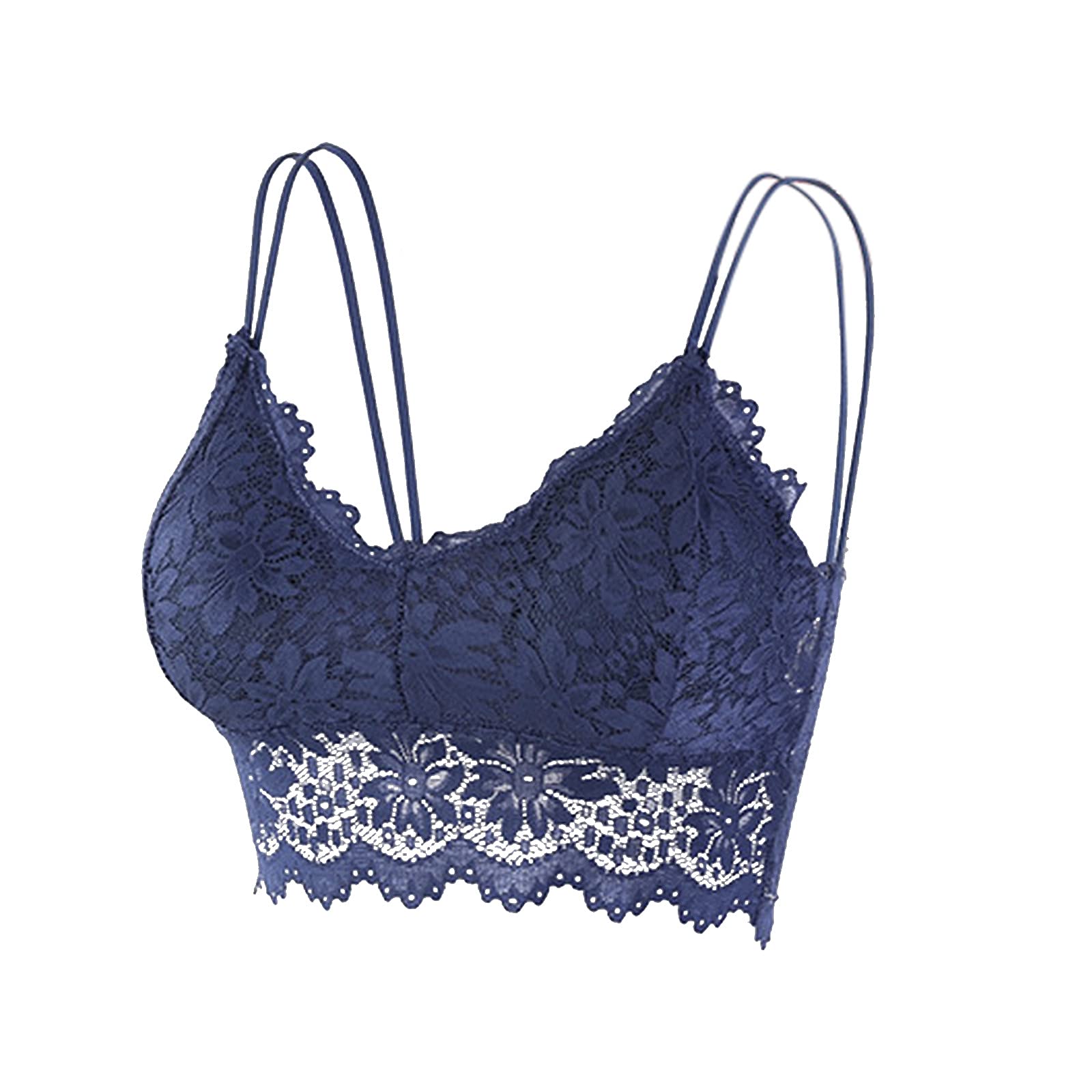 Seamless Push Up Bra for Women - Breathable Lace Sports Bra with Solid Support - Perfect for Workouts, Yoga & Everyday Comfort