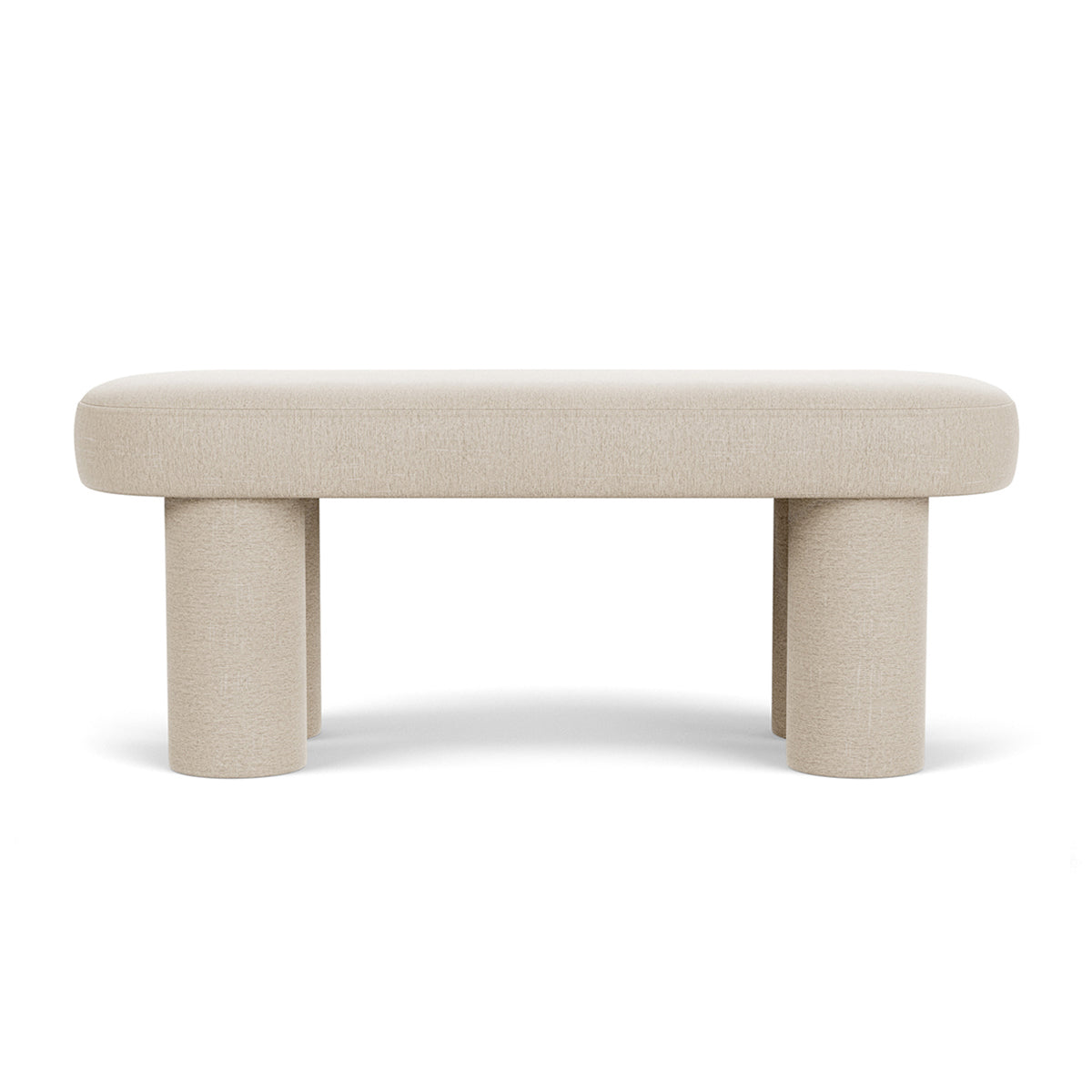 Charlie Fabric Bench - Stylish and Comfortable Upholstered Bench for Living Room, Bedroom, or Entryway | Perfect for Seating, Storage, and Home Decor