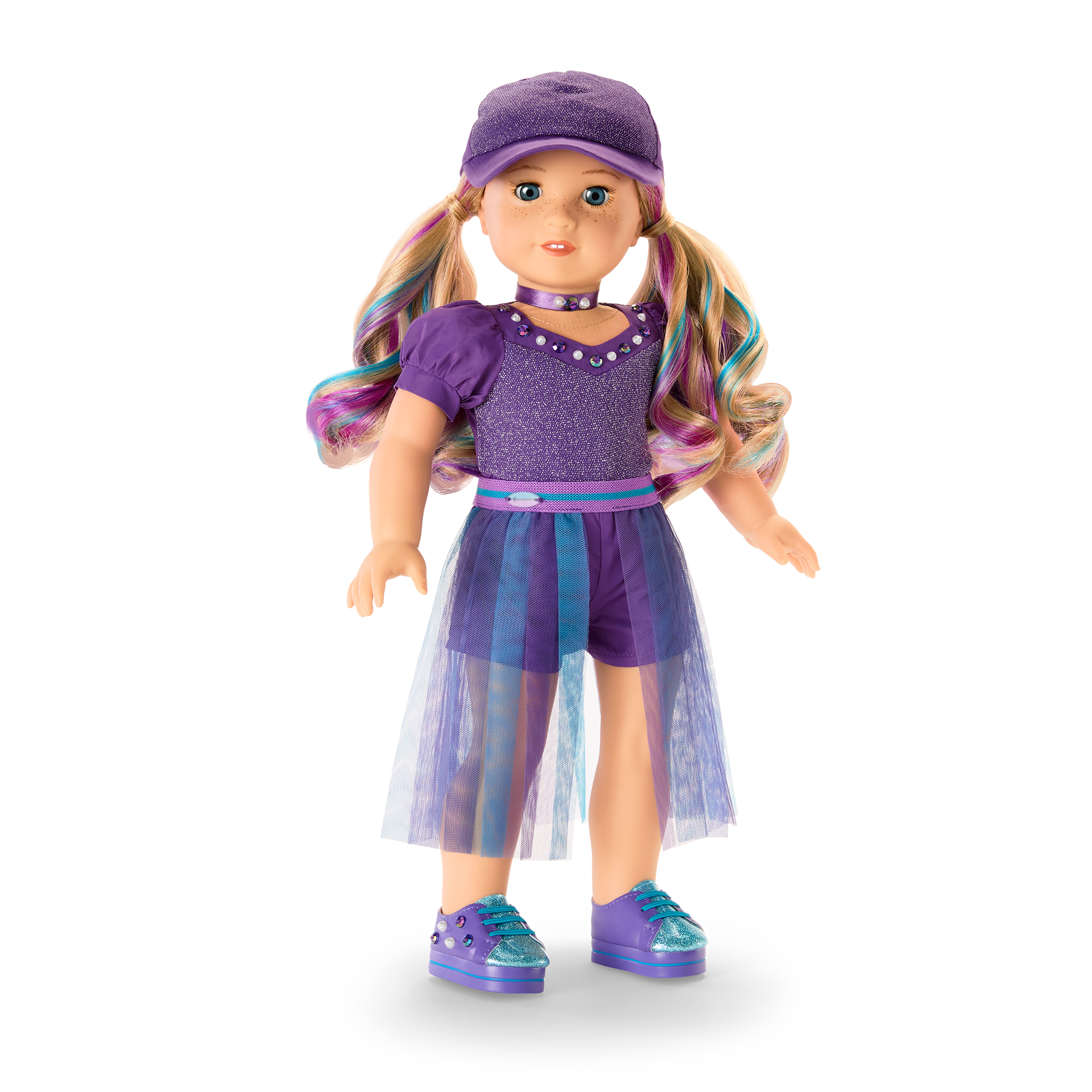 Exquisite Alexandrite Outfit for 18 Inch Dolls - Perfect for Dress Up, Collecting & Photography | June Edition