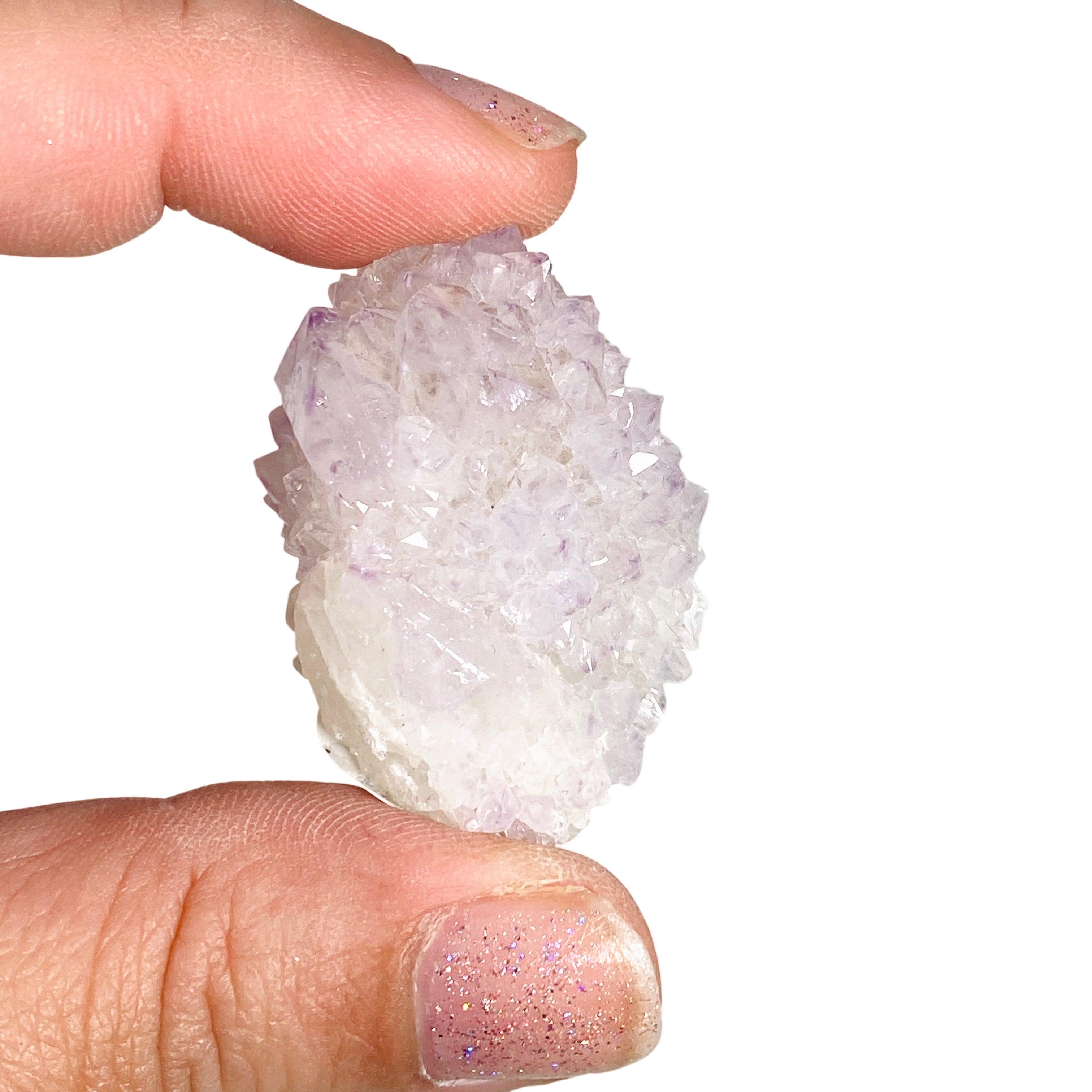 Small Spirit Quartz Cluster SPQC - Natural Healing Crystal for Meditation, Reiki & Energy Work - Perfect for Home Decor, Office Desk & Spiritual Practices