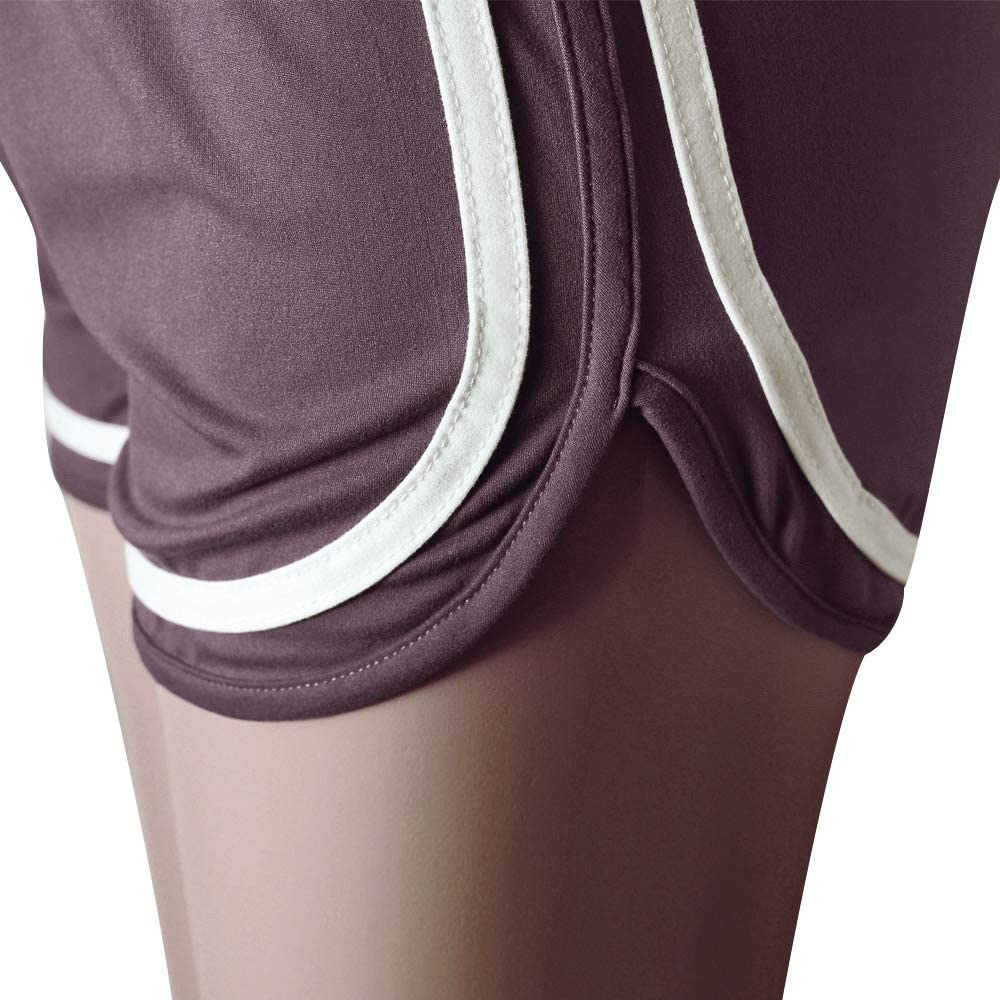 Women's Athletic Workout Shorts - Gym Yoga Running Fitness Sports Shorts for Women - Comfortable Lounge Short Pants for Exercise, Yoga & Casual Wear