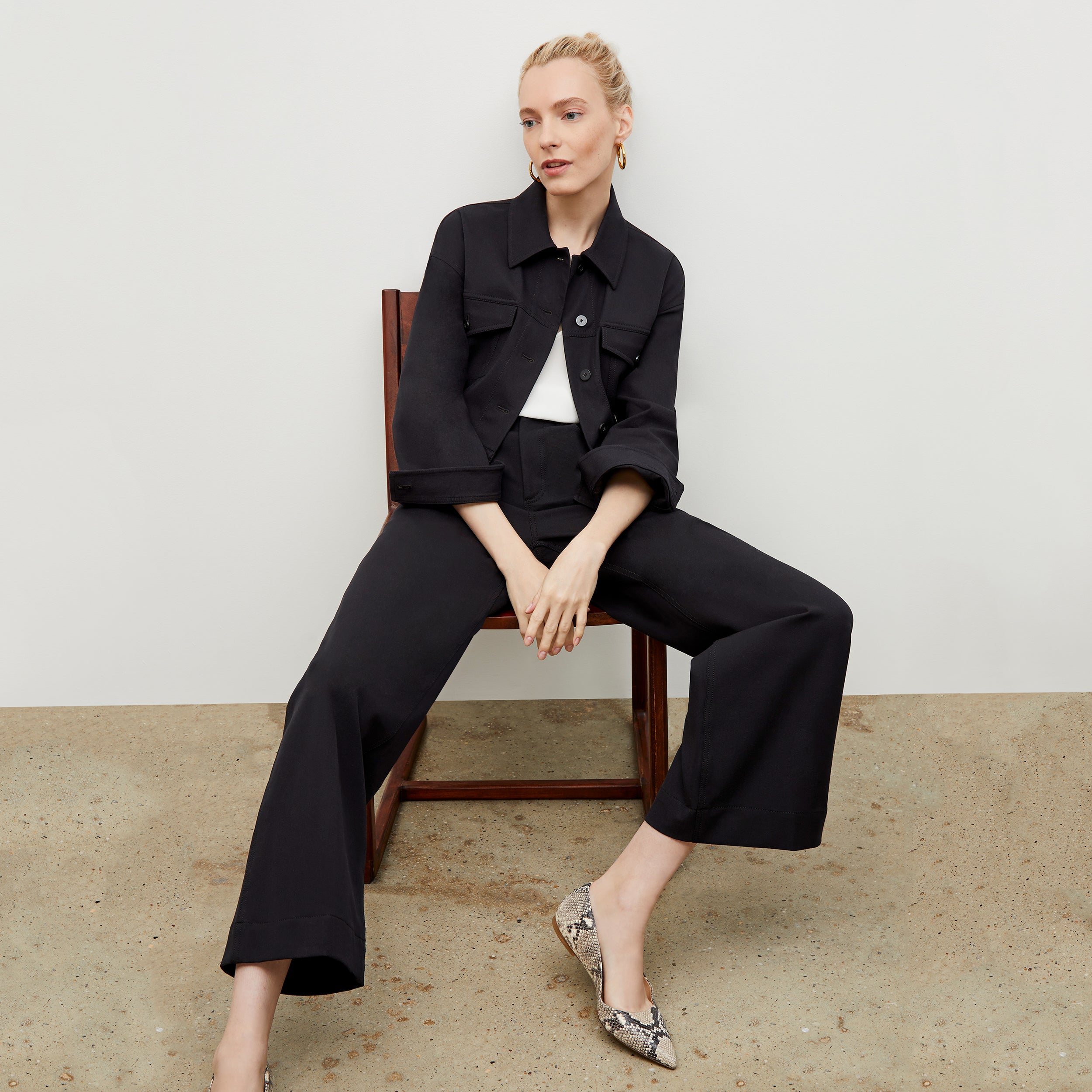 Milo Wide Leg Eco-Friendly Jeans - Better Than Denim in Black | Sustainable Fashion for Women, Casual Wear & Everyday Comfort