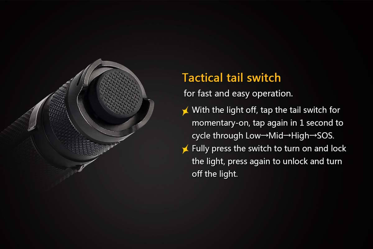 Fenix LD09 Flashlight - Compact & Powerful LED Flashlight for Camping, Hiking, Emergency Use (Discontinued Model)