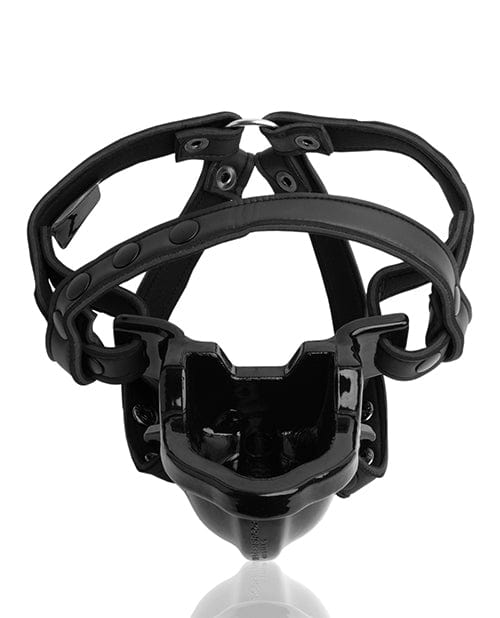 Oxballs Watersport Strap-On Gag - Black | BDSM Bondage Gear for Adult Play & Roleplay Scenes