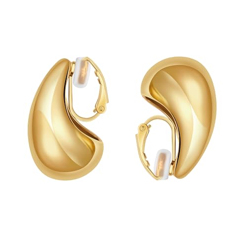 *Teardrop Clip On Earrings