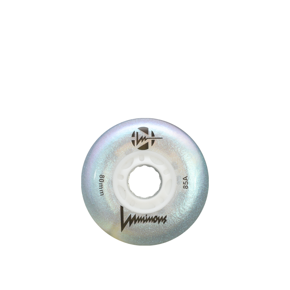 Luminous 80mm/85a Skateboard Wheel (Single) - High-Performance Glow in the Dark Wheels for Night Skateboarding & Longboard Cruising