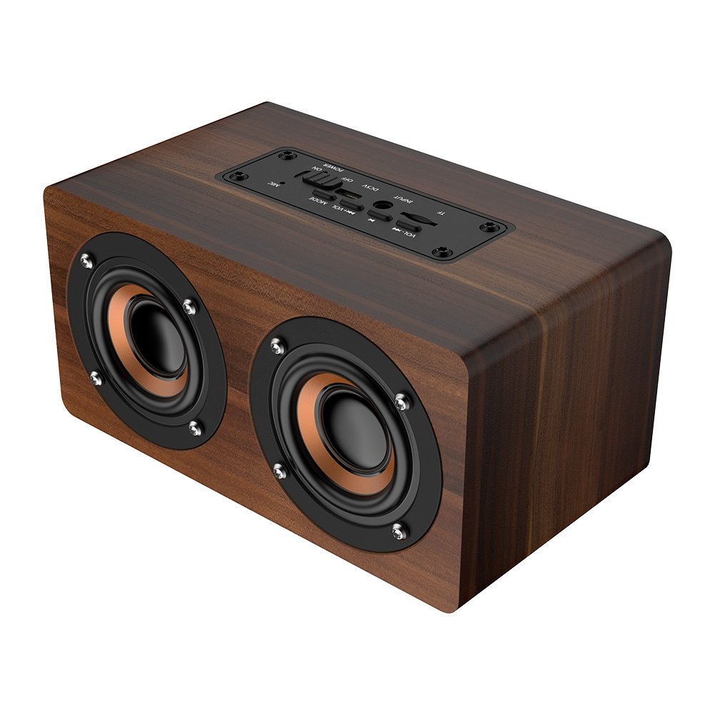 FM Radio Alarm Clock with Bluetooth Speaker - Heavy Bass HiFi Sound, Bluetooth/TF/AUX Input, Digital Bedside Clock for Bedroom, Kitchen, Office | Wake Up to Music, Listen to Radio, Enjoy Wireless Audio