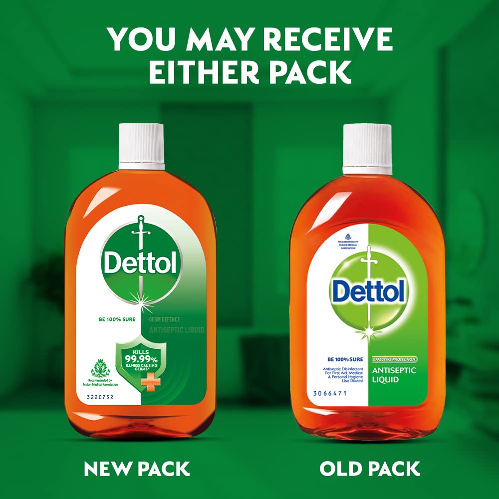 Dettol Antiseptic Liquid 1000ml - First Aid, Surface Disinfection & Personal Hygiene | Antibacterial Body Wash 250ml for Men & Women | Soap-Free Shower Gel with 12-Hour Odor Protection | Ideal for Home, Hospital & Gym Use