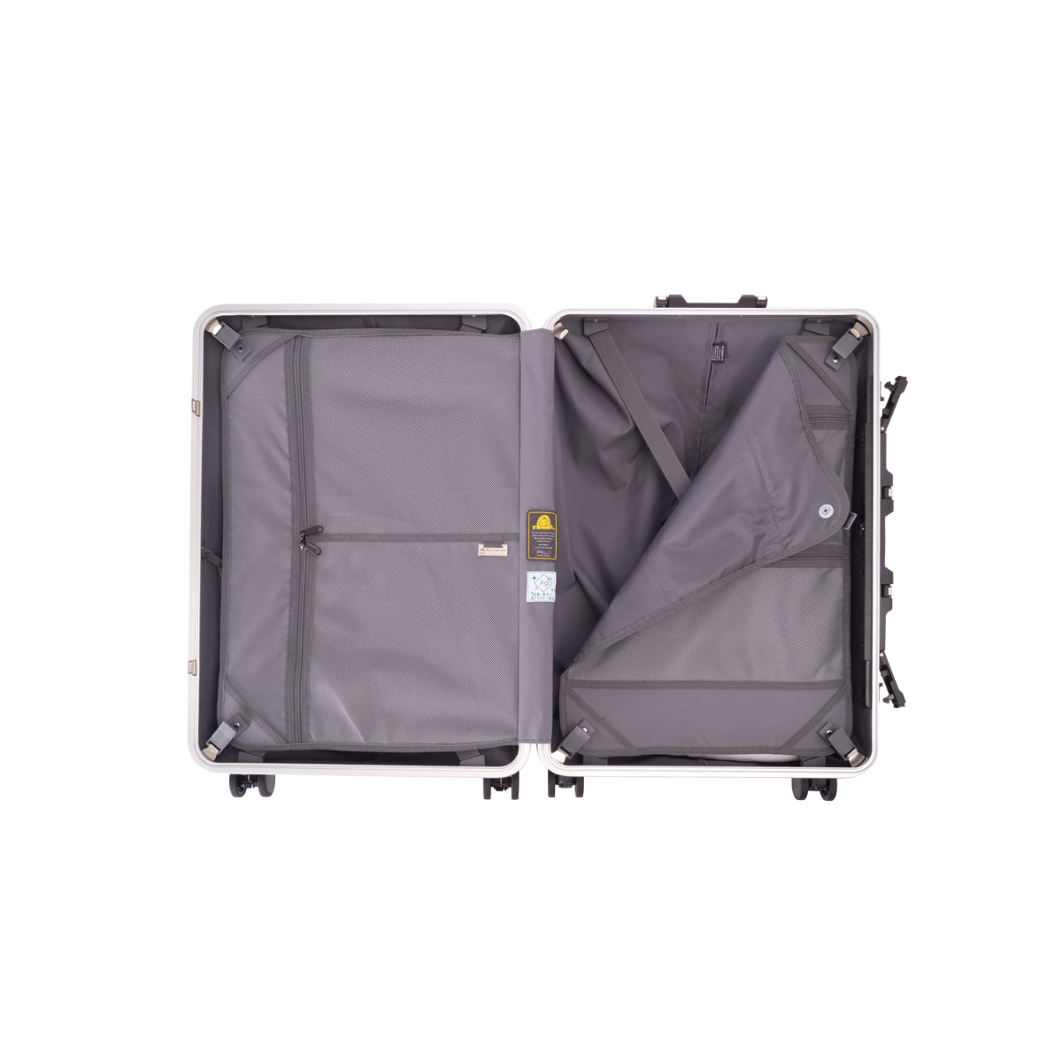 Premium A.L.I Solid Knight ALI 009 Aluminum Frame Luggage with Japanese HINOMOTO Brake Wheels - Perfect for Business Travel, Family Vacations & International Trips