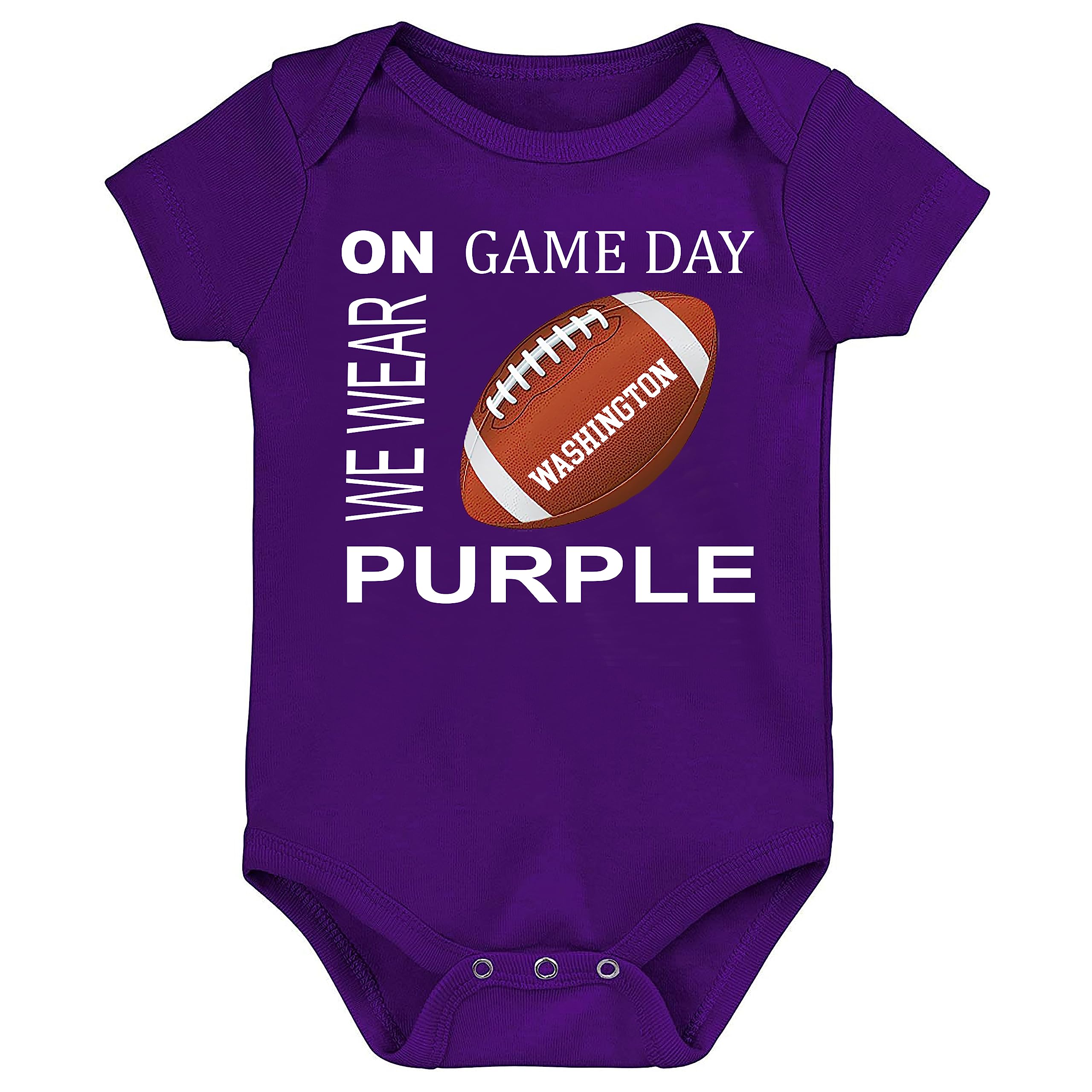 Washington Football Team Baby Bodysuit - Cute NFL Fan Outfit for Game Day, Holidays & Family Photos | Officially Licensed Infant Onesie