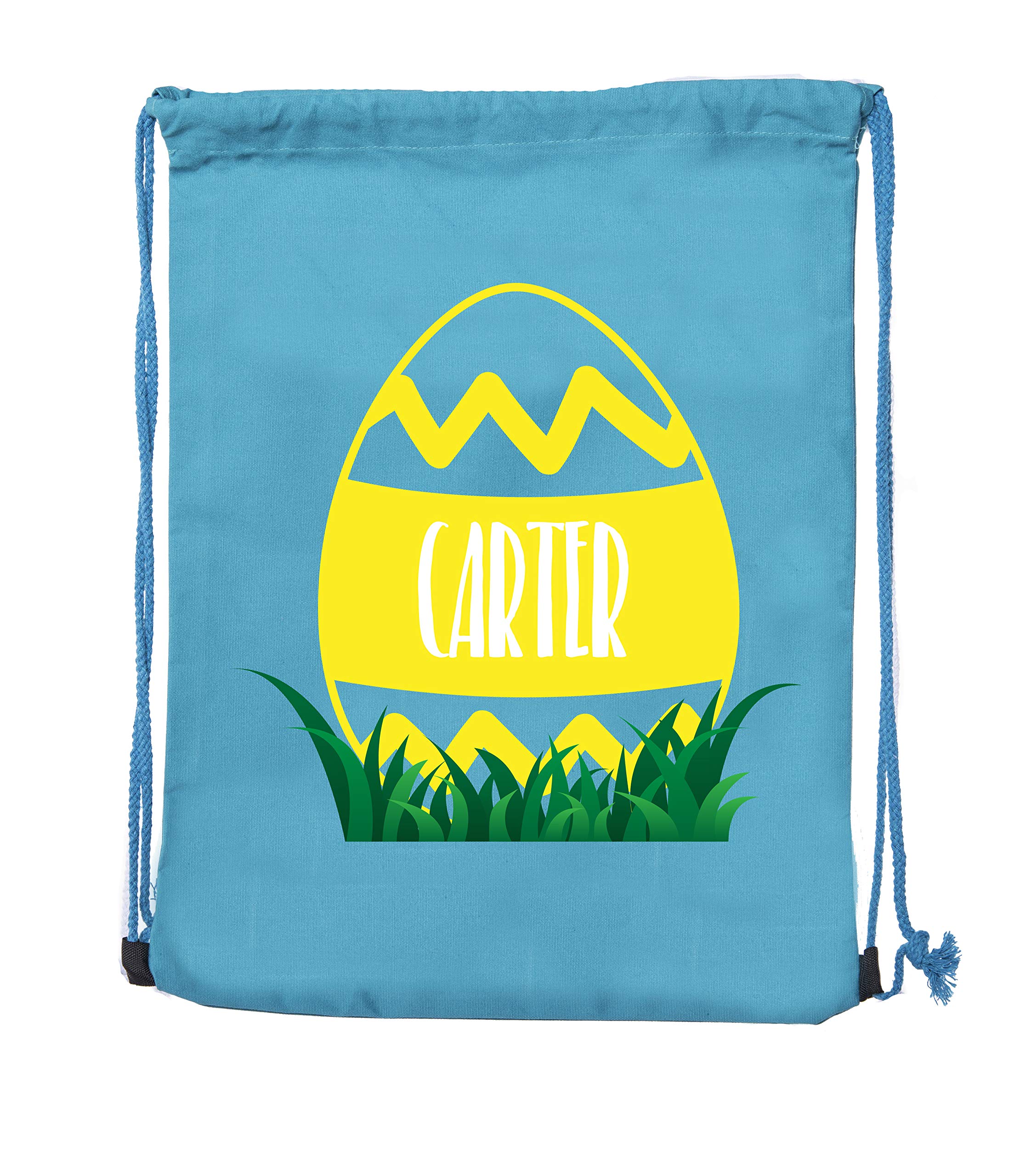 Custom Easter Basket Bags - Personalized Cotton Drawstring Backpacks for Easter Egg Hunt, Gifts & Party Favors - Perfect for Kids, Church Events & Spring Celebrations