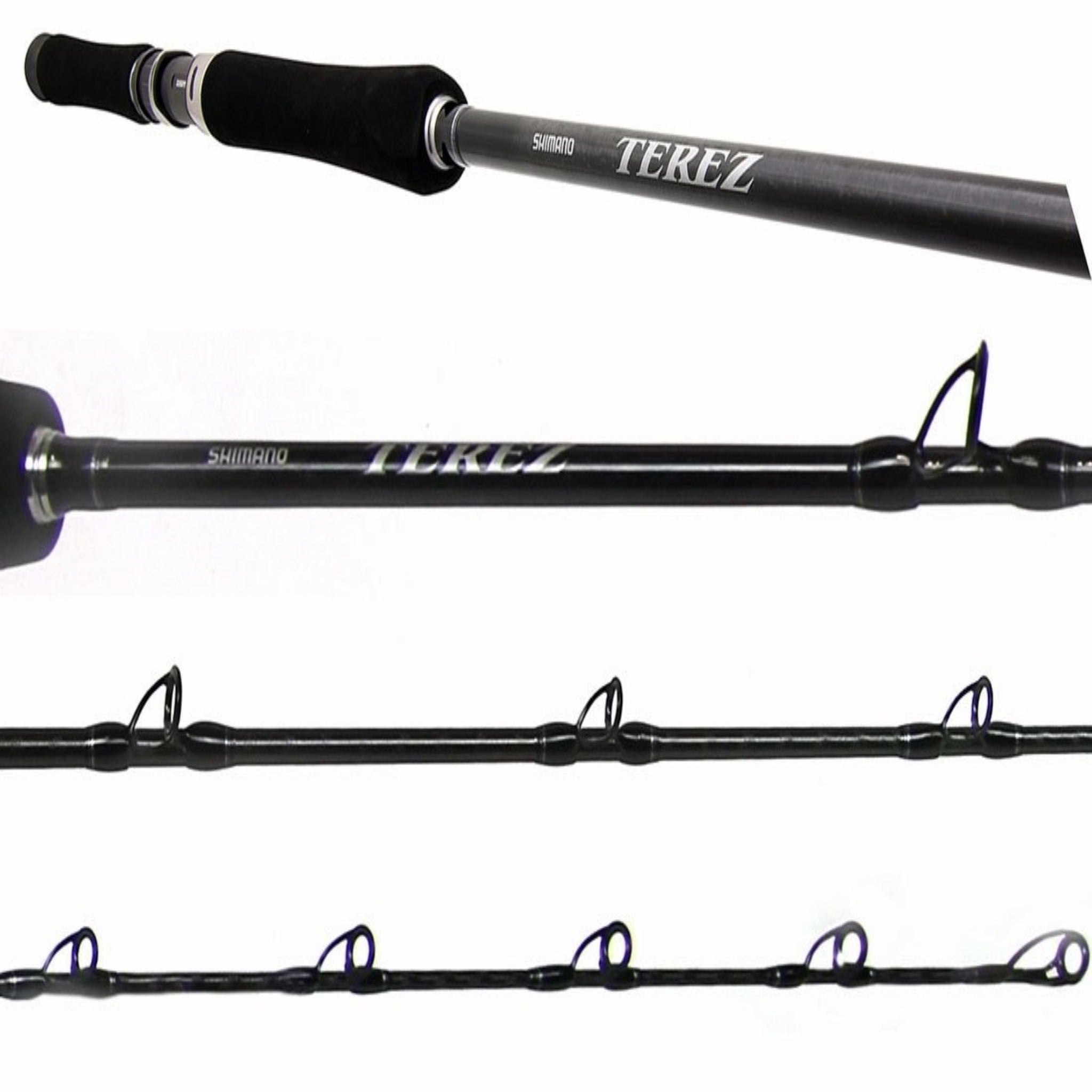 Shimano Terez Conventional Fishing Rods - Saltwater & Freshwater Spinning Rods for Offshore & Inshore Fishing | Perfect for Deep Sea, Trolling & Casting