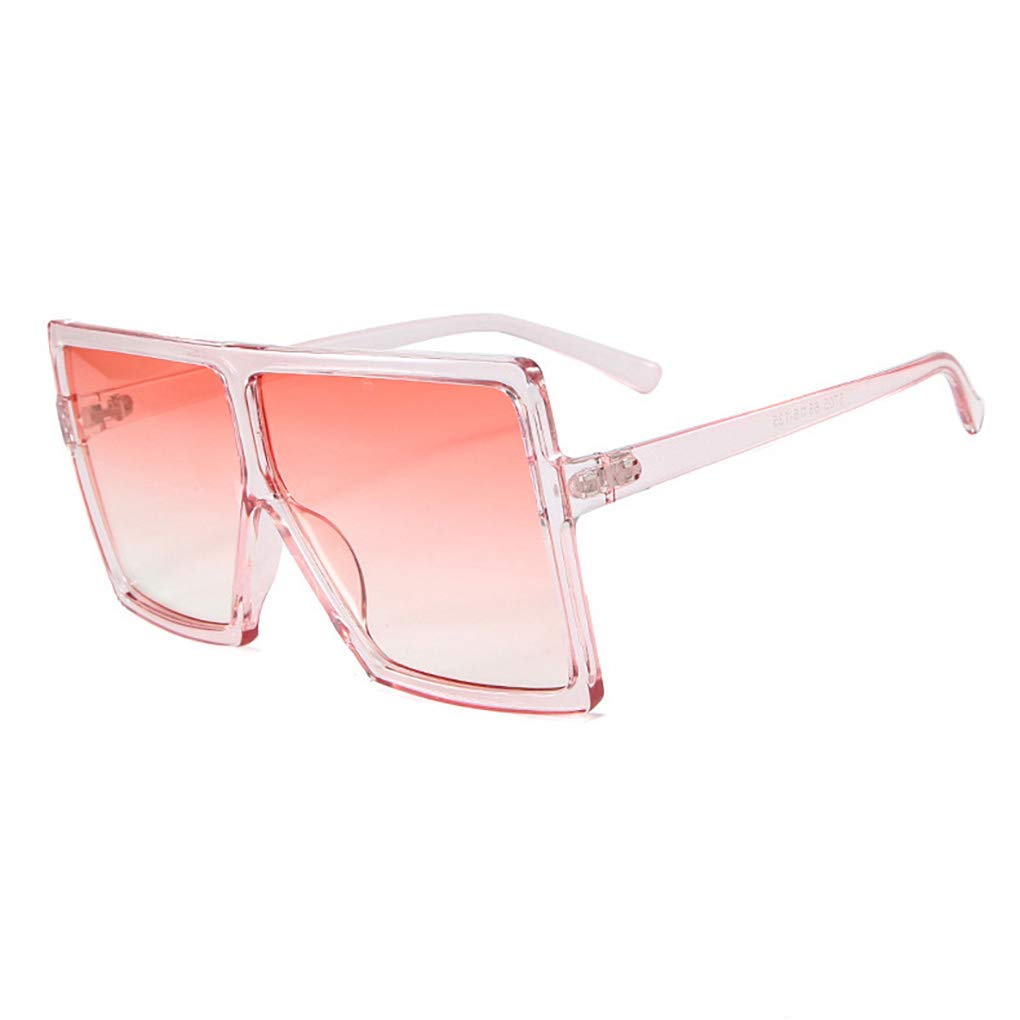 JUSLINK Oversized Square Sunglasses for Women - Trendy Flat Top Fashion Shades UV Protection - Perfect for Beach, Driving & Outdoor Activities