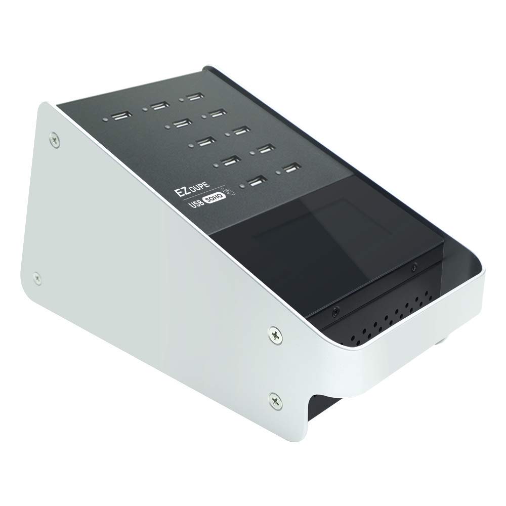 EZ Dupe SOHO Touch 1-10 USB Duplicator - High-Speed USB 2.0/3.0/3.1 Flash Drive Cloner, Copier & Eraser with Touchscreen Menu | Perfect for Data Backup, Office Use & Bulk Media Distribution