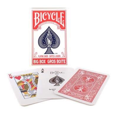 Bicycle Big Box Playing Cards - Pack of 4 Decks for Poker, Blackjack & Card Games - Perfect for Game Nights, Magic Tricks & Family Gatherings