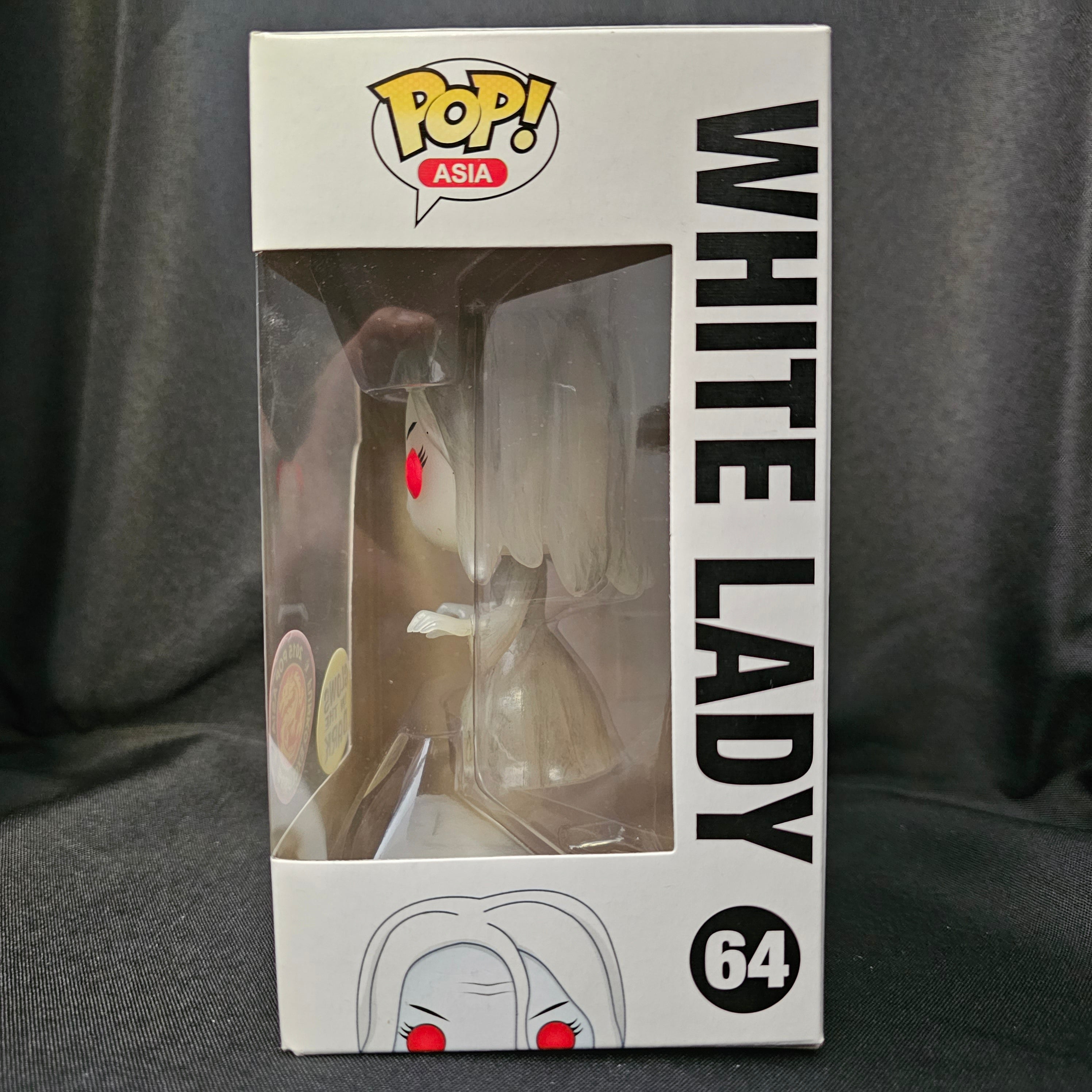 Asia Pop! Glow in the Dark White Lady Vinyl Figure - Legendary Creatures & Myths Collectible #64 - Perfect for Anime Fans, Horror Collectors & Home Decor
