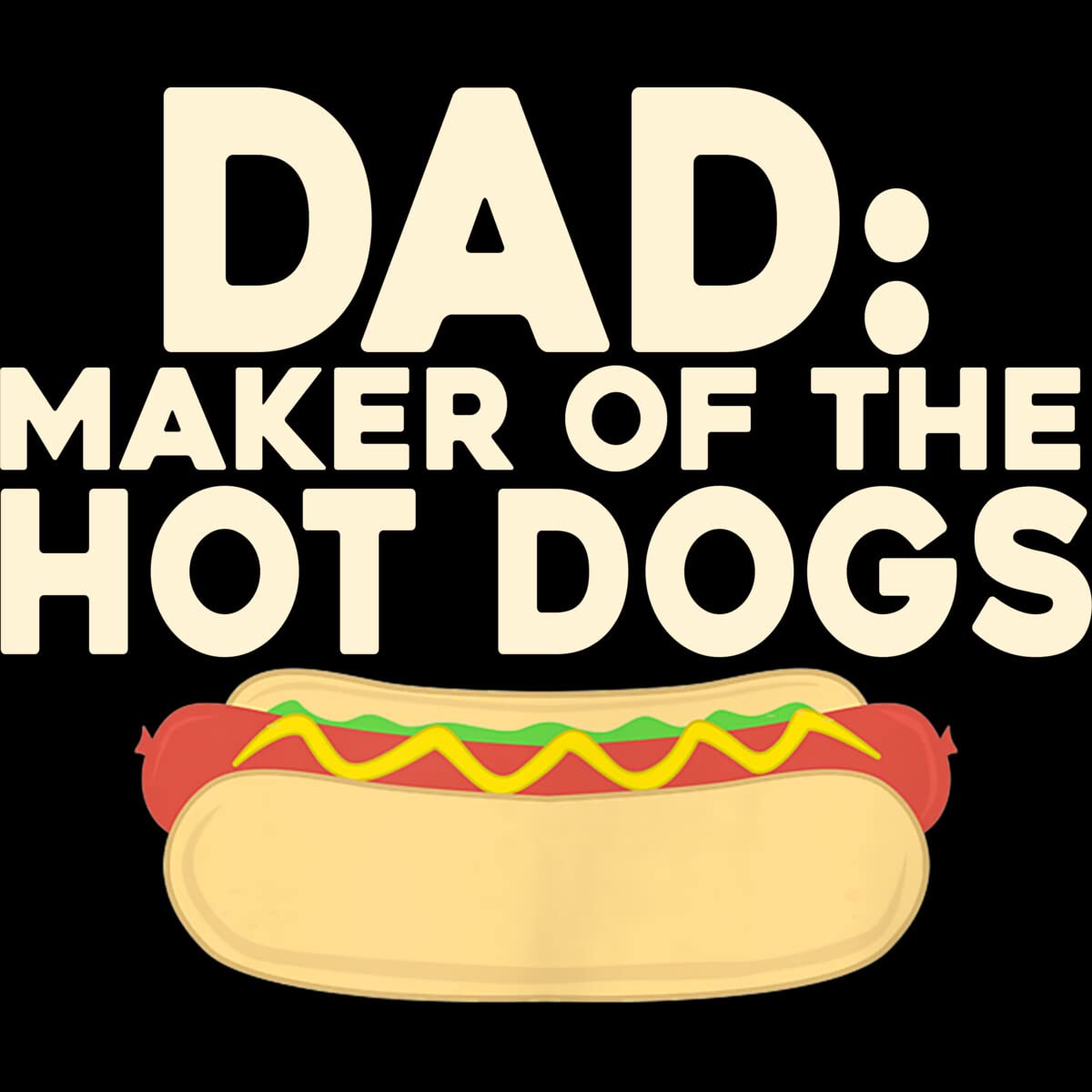 Design By Humans Women's Dad Maker of The Hotdogs Graphic Racerback Tank Top - Funny Sarcastic T-Shirt for Women - Perfect for Casual Wear, Gym, and Summer Outfits