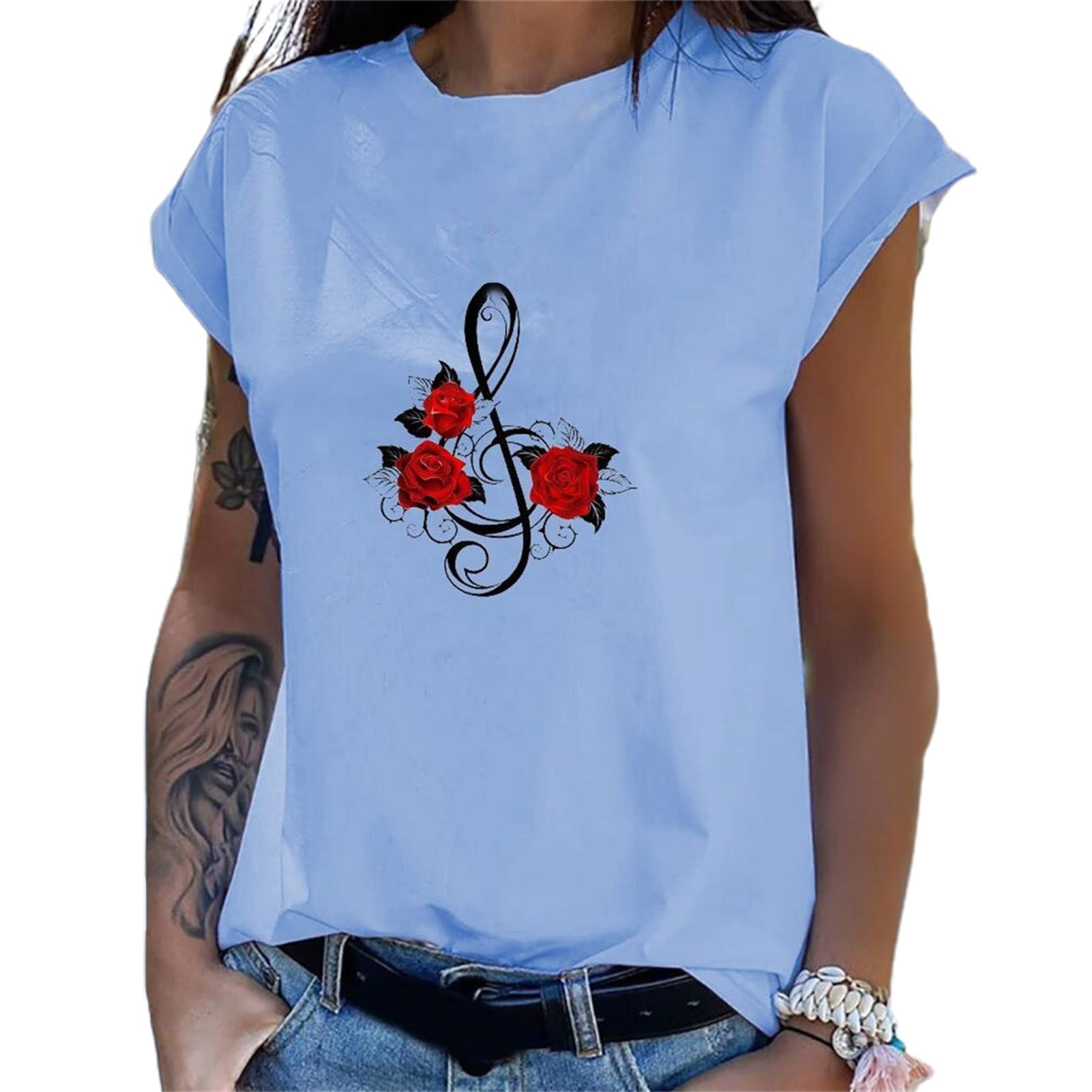 Plus Size Women's Casual T-Shirts - Soft, Comfortable & Stylish in Multicolors - Perfect for Everyday Wear, Lounge & Outings