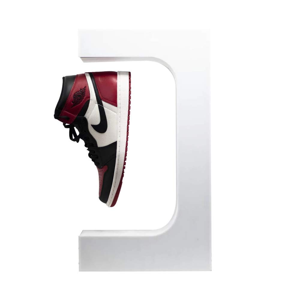 Magnetic Floating Sneaker Stand - Levitating Shoe Display for Nike, Adidas & Jordans | Modern Shoe Rack for Sneaker Collection & Room Decor | Perfect for Bedroom, Office & Sneakerhead Gifts