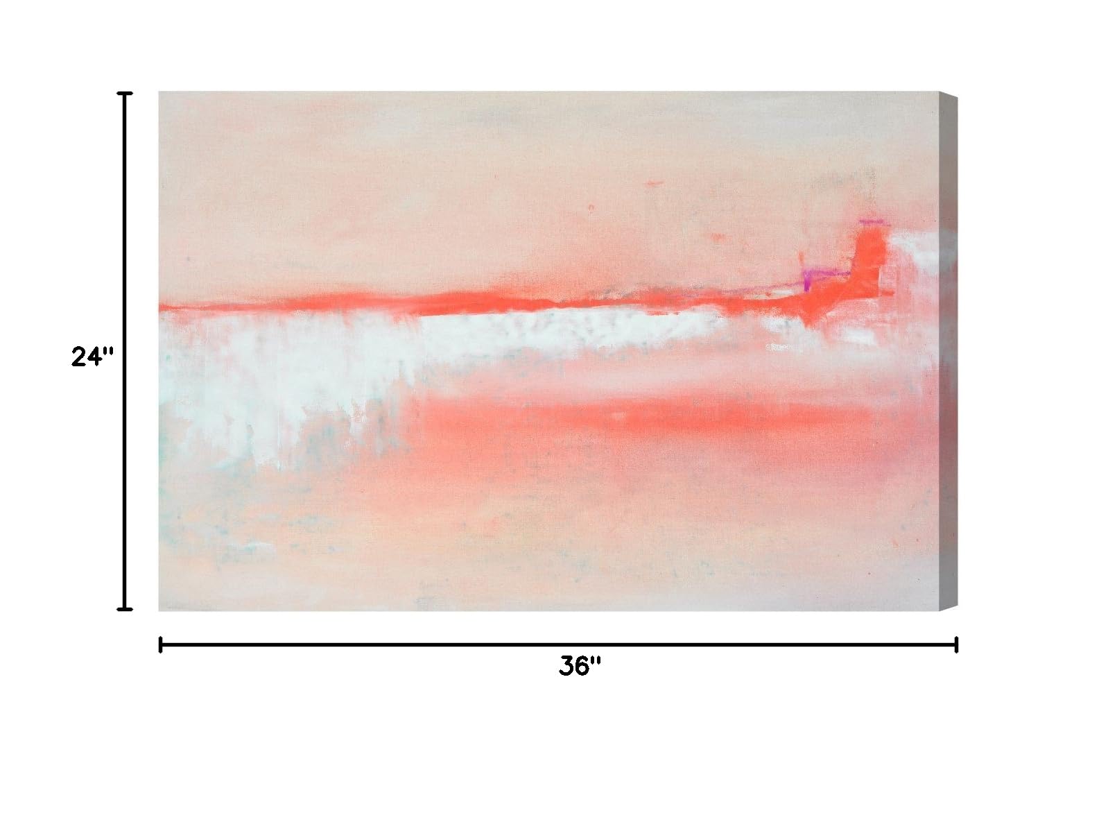 Abstract Wall Art Canvas Prints 'Russus' - Modern Home Décor Painting 36