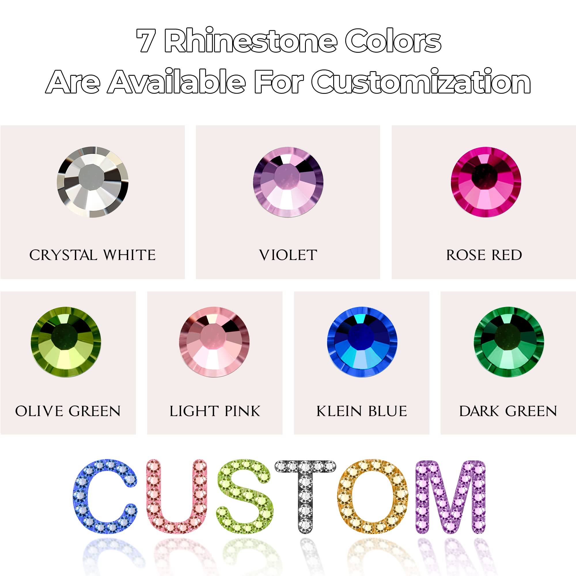 2024 Large Hair Clips for Women - Custom Letter Big Claw Clips (4 Inch) for Thick & Thin Hair - Fadeless, Non-Slip, Strong Hold Hair Accessories - Perfect for Work, Gym, and Everyday Styling