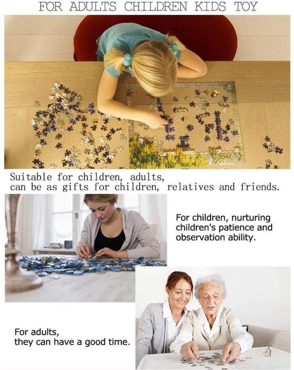 Wooden Jigsaw Puzzle - 1000pcs Acoustic Guitar DIY Puzzle for Adults & Kids - Home Decor & Stress Relief Gift