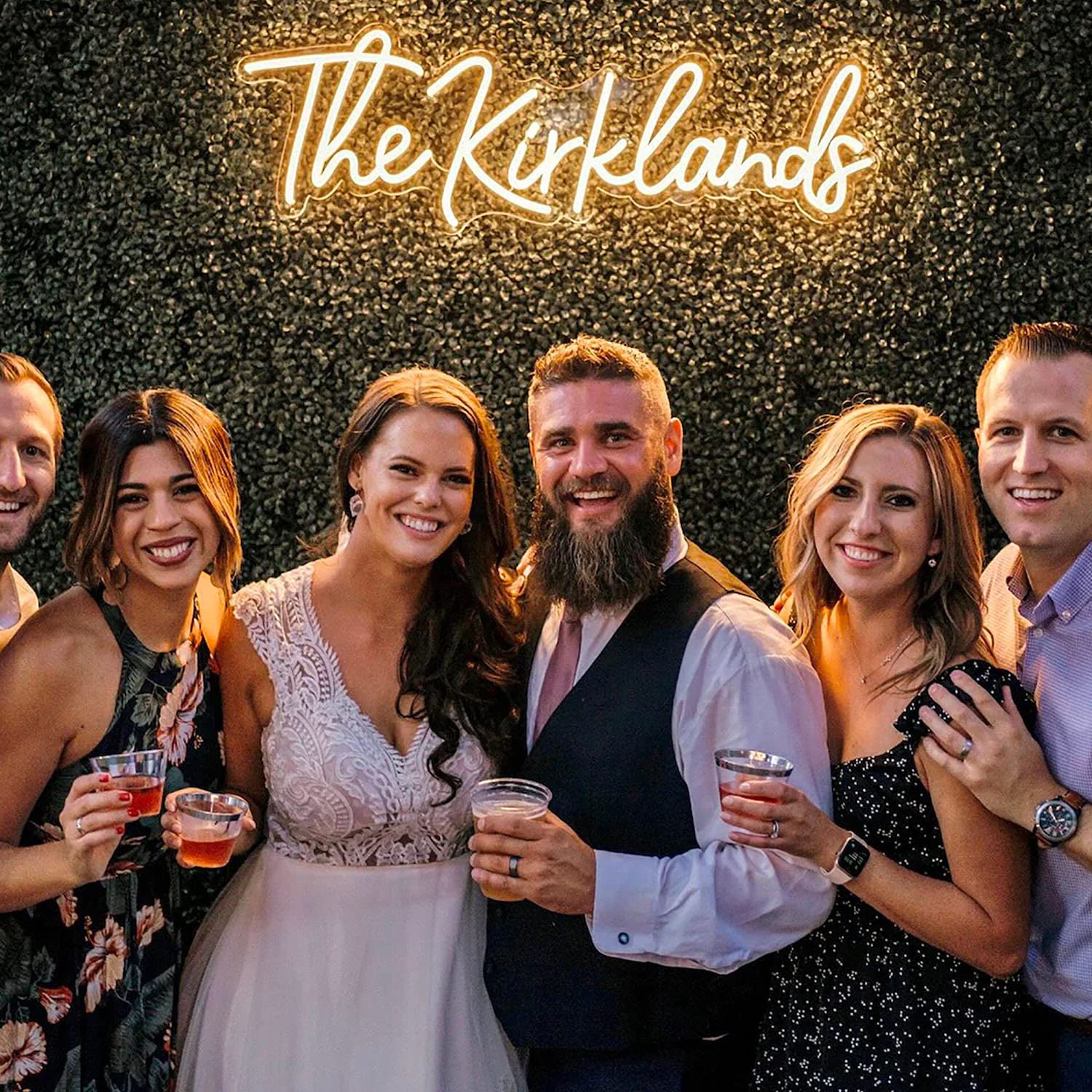 Custom LED Neon Sign for Wedding Backdrop, Engagement Party Decor - Personalized Neon Lights for Wall Decoration & Room Lighting | Perfect for Home Decor, Bars, Restaurants & Events