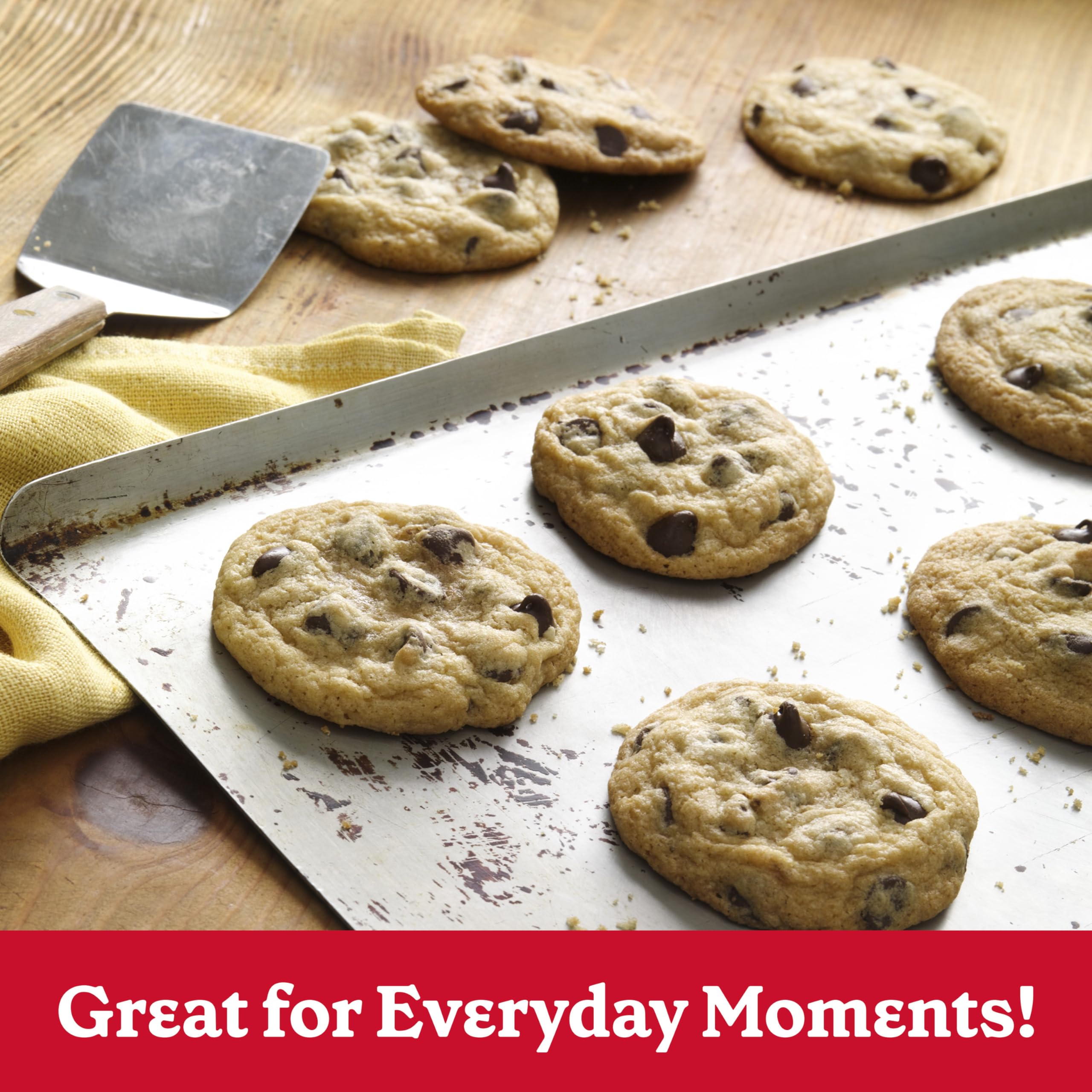 Betty Crocker Chocolate Chip Cookie Baking Mix, 17.5 oz - Easy Homemade Cookies for Parties, Gifts & Family Treats