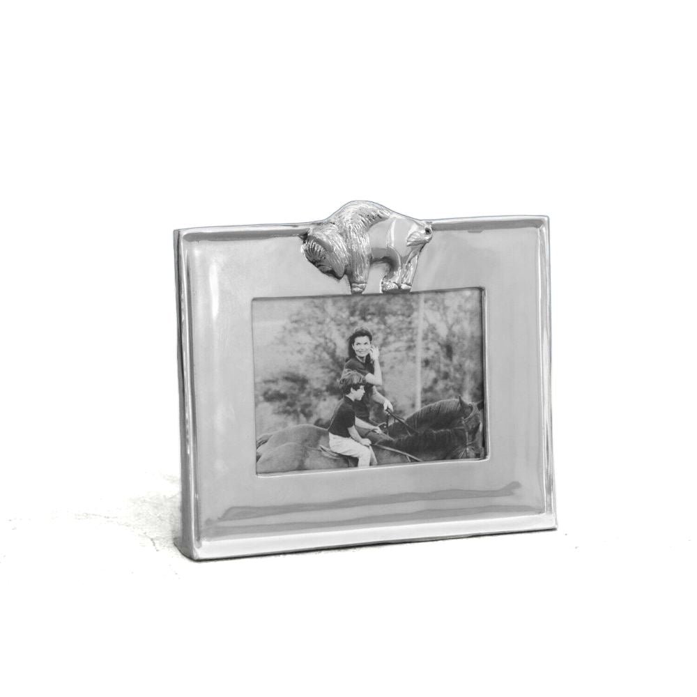 Beatriz Ball Western Buffalo 5x7 Picture Frame - Elegant Home Decor for Wall Display & Tabletop Photos | Perfect for Living Room, Bedroom, or Office