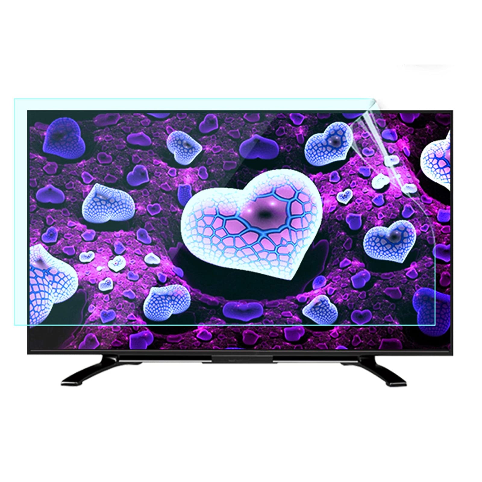 50 Inch Anti Glare Screen Protector for TV & Computer - Blue Light Blocking, Anti UV, Anti Scratch, Anti-Fingerprint Film (50
