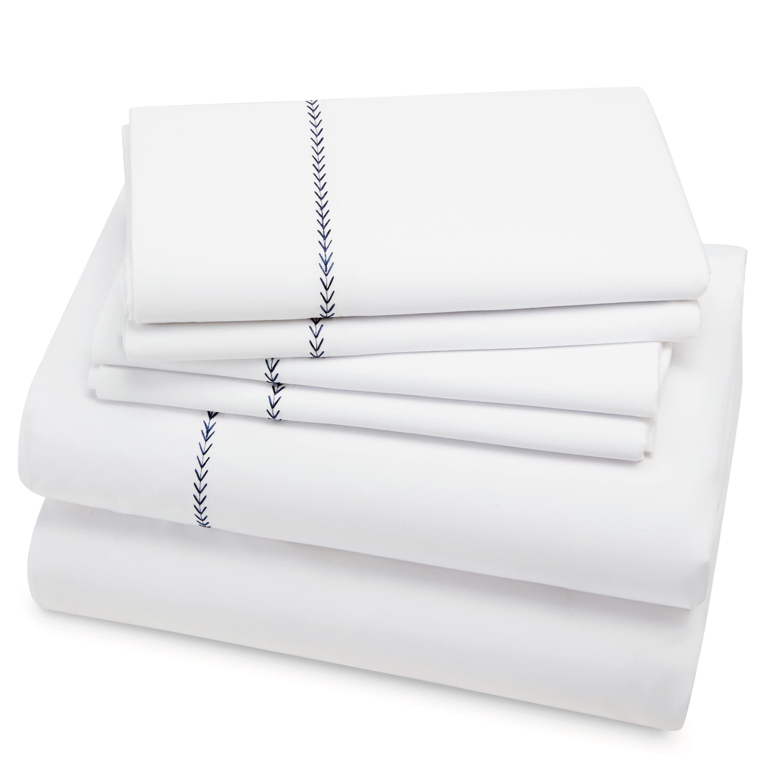 Bedsure Luxury Cooling Bed Sheets - 100% Bamboo Viscose 6-Piece Bedding Set - California King Size with 18