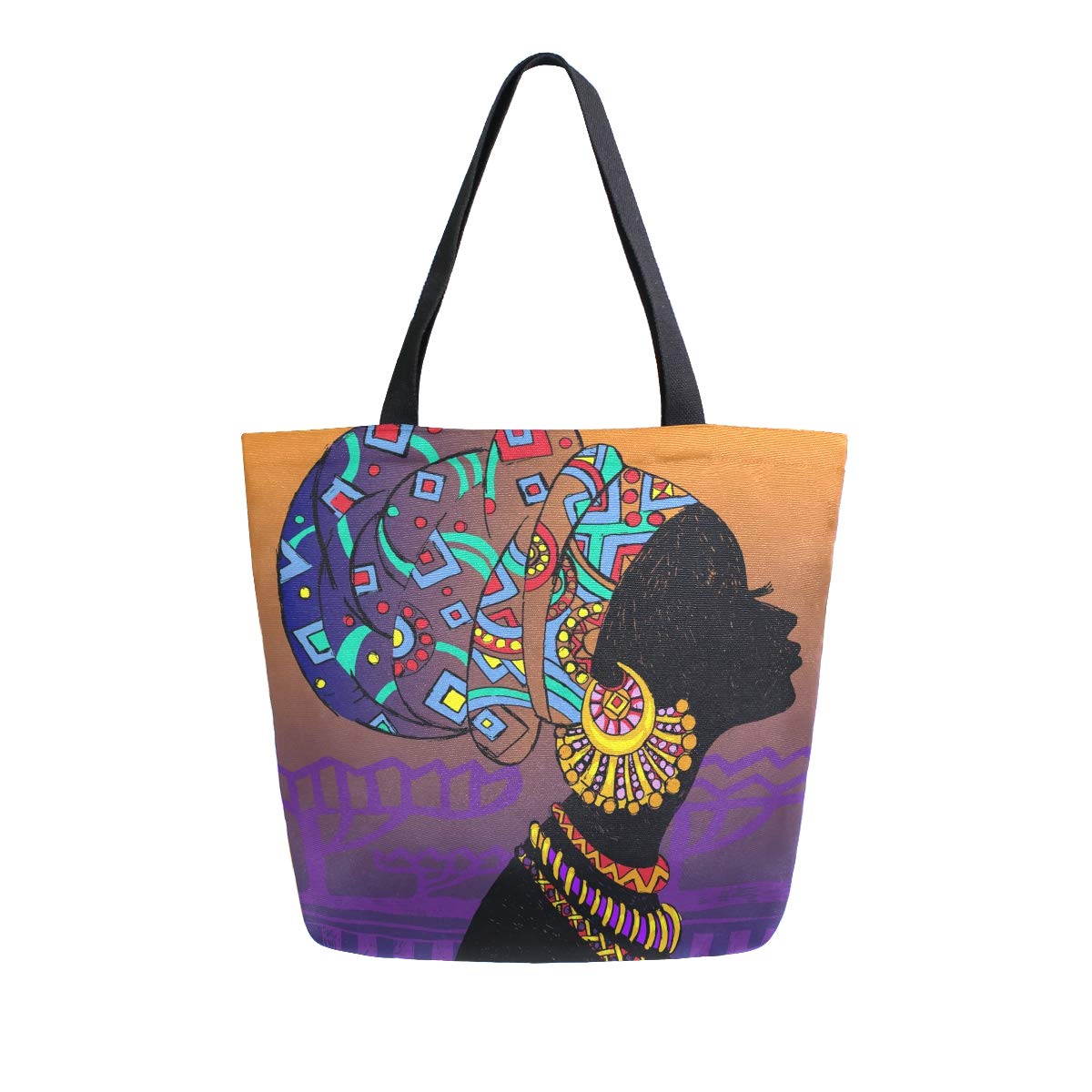 Stylish African American Women's Tote Bag - Large Capacity Work & Travel Shoulder Handbag for Business, Beach & Shopping (Perfect for Office Commute, Weekend Getaways & Daily Errands)