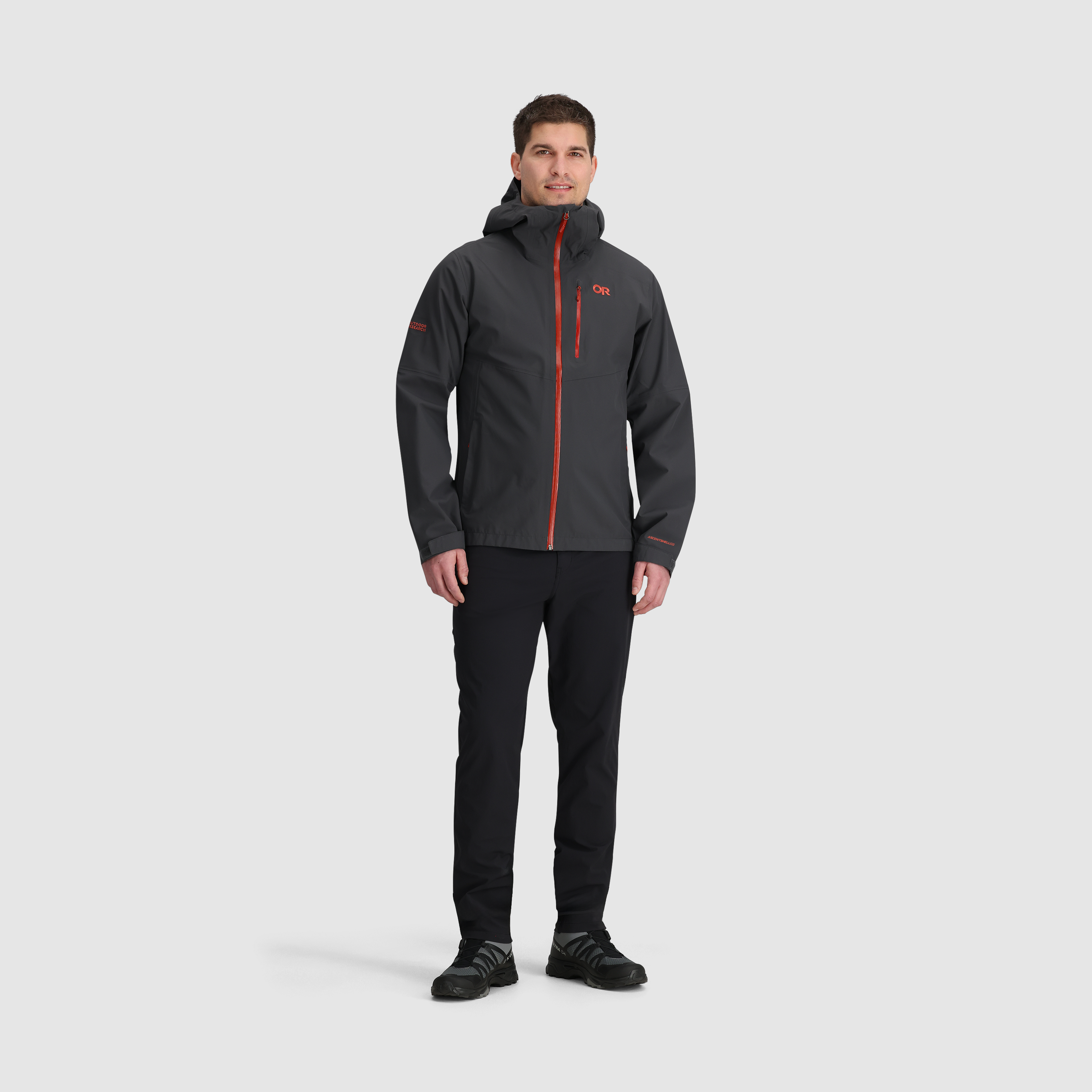 Men's Foray 3L Waterproof Rain Jacket - Lightweight Hiking & Outdoor Windbreaker for Camping & Travel
