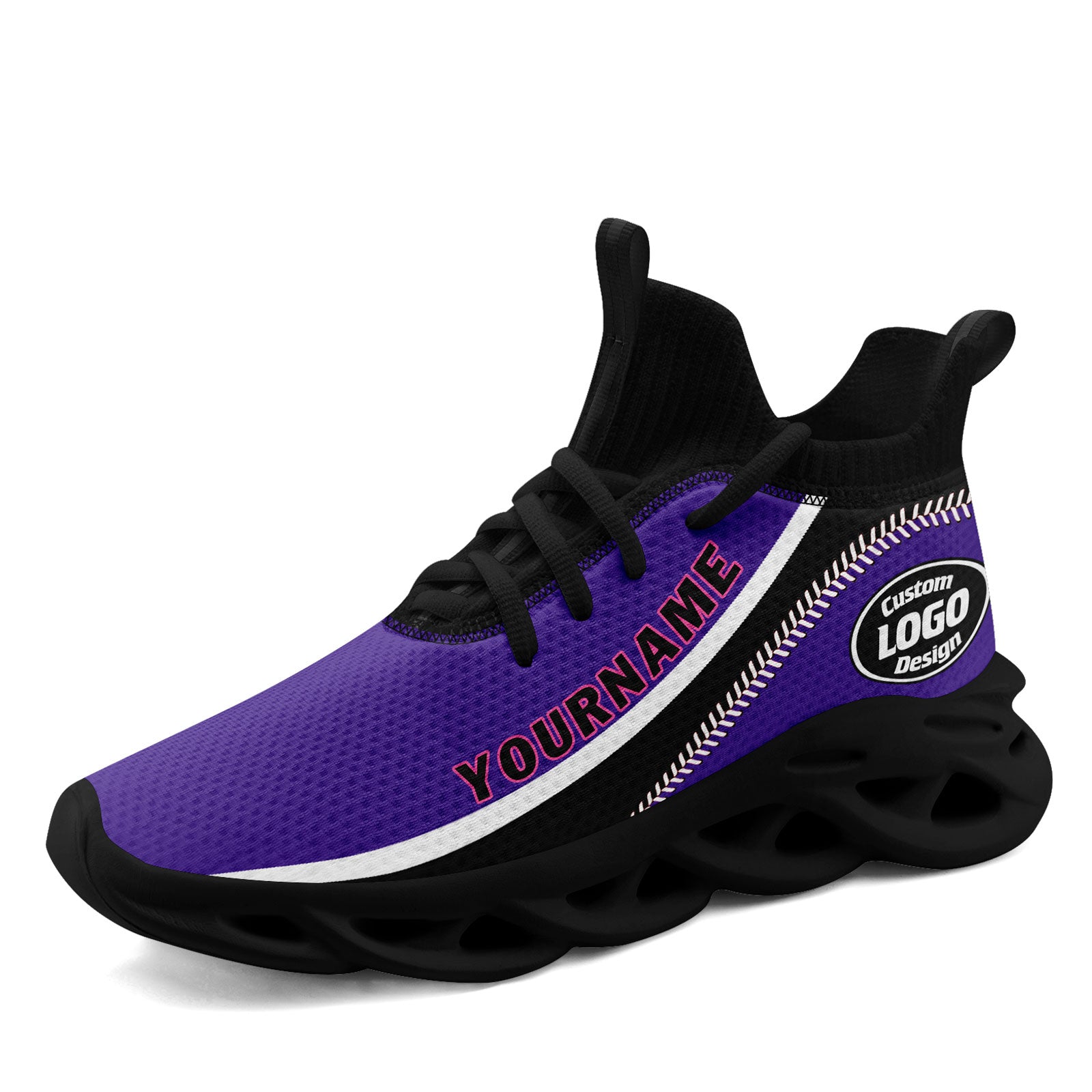Custom Maxsoul Personalized Sneakers for Men & Women - Lightweight Comfortable Walking Shoes FN030A D028016 Size 11 - Perfect for Running, Gym Workouts & Casual Wear