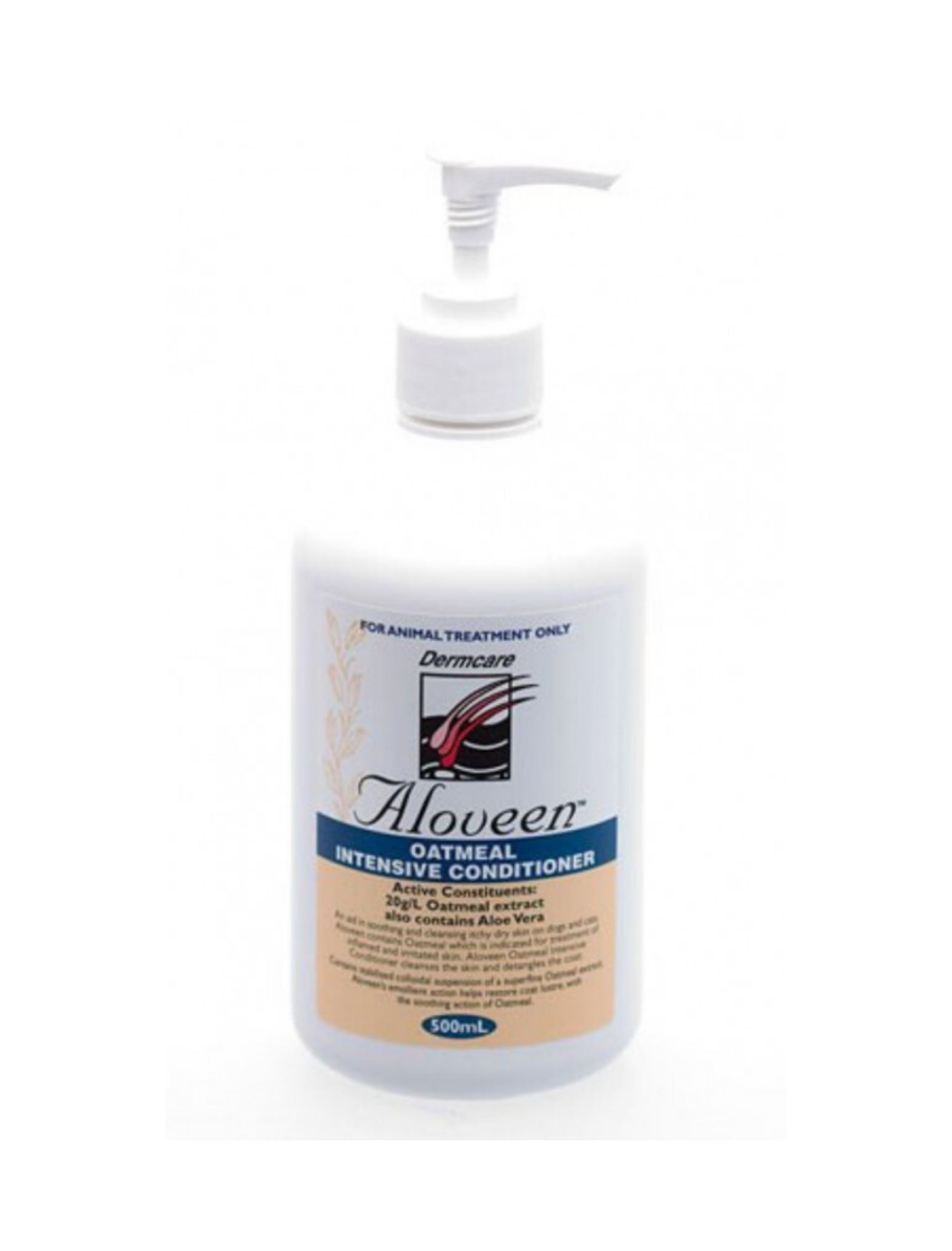 Dermcare Aloveen Oatmeal Dog Conditioner for Sensitive Skin - 200ml & 500ml - Soothes Itchy & Dry Coat - Perfect for Bathing & Grooming Pets at Home