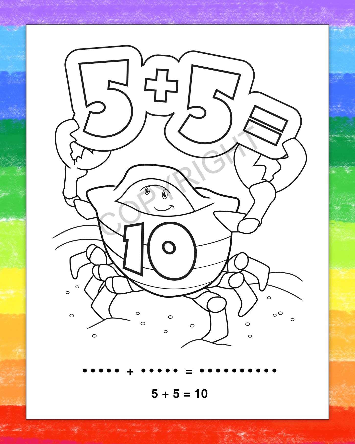 ZOCO Custom Educational Addition Coloring Books - 250 Bulk Pack with Crayons | Preschool Math Learning Activities, Games & Puzzles for Kids | Perfect for Classroom, Homeschool & Birthday Party Gifts