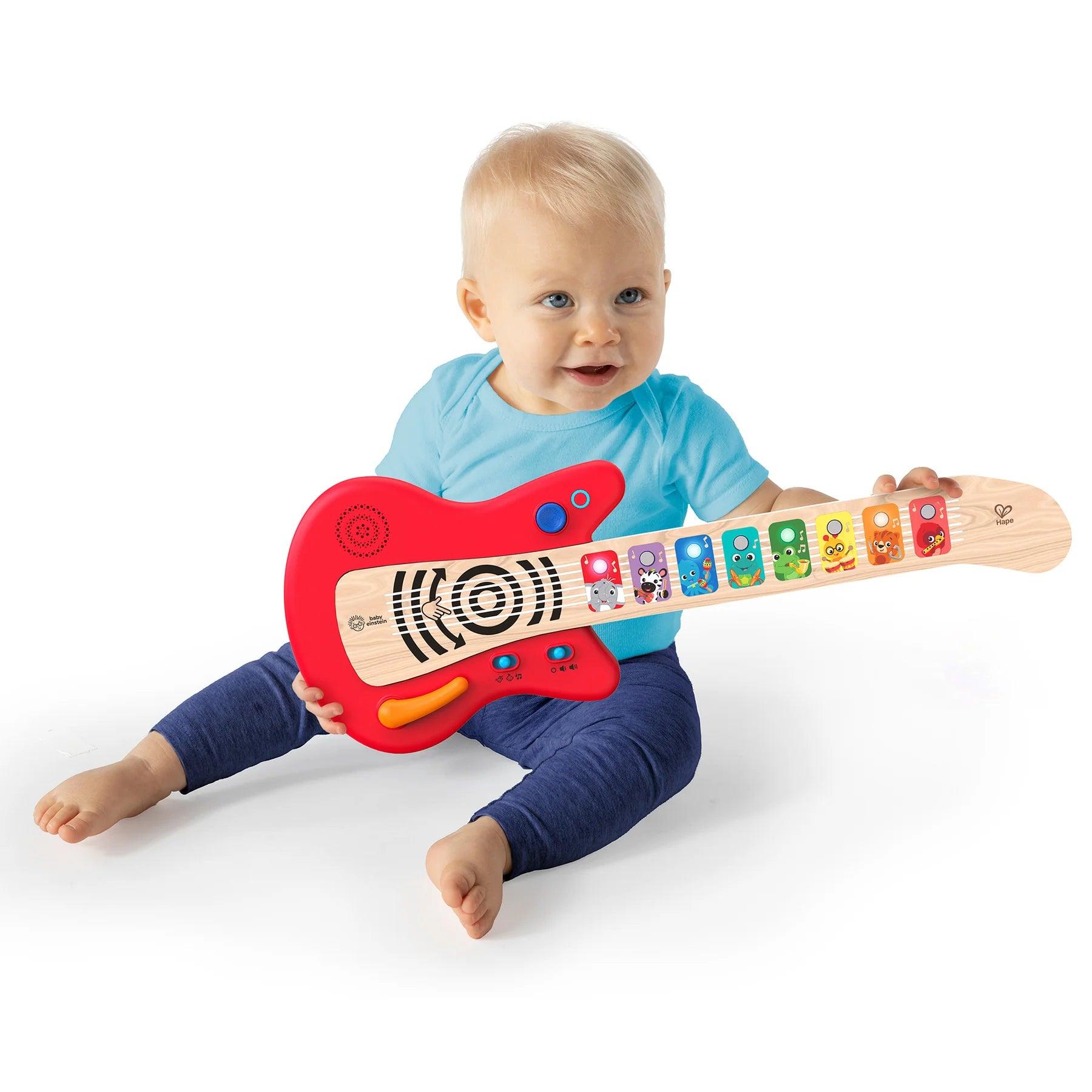 Hape & Baby Einstein Together in Tune Guitar™ - Interactive Musical Toy for Toddlers & Kids - Connected Magic Touch™ Technology - Perfect for Early Learning, Playtime & Music Development