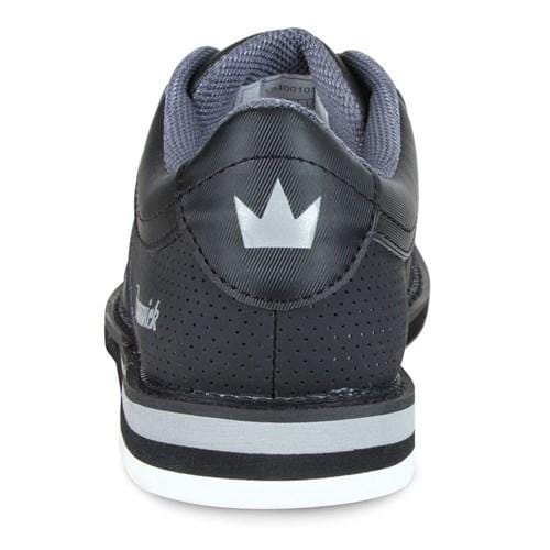 Brunswick Men's Rampage Black Right-Handed Wide Bowling Shoes - Comfortable & Durable for League Play & Casual Bowling