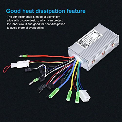Brushless Motor Controller for E-Bike - Aluminum Alloy Speed Controller with Sensitive Braking & Direction Control | Perfect for Commuting, Mountain Biking & Electric Scooter Upgrades