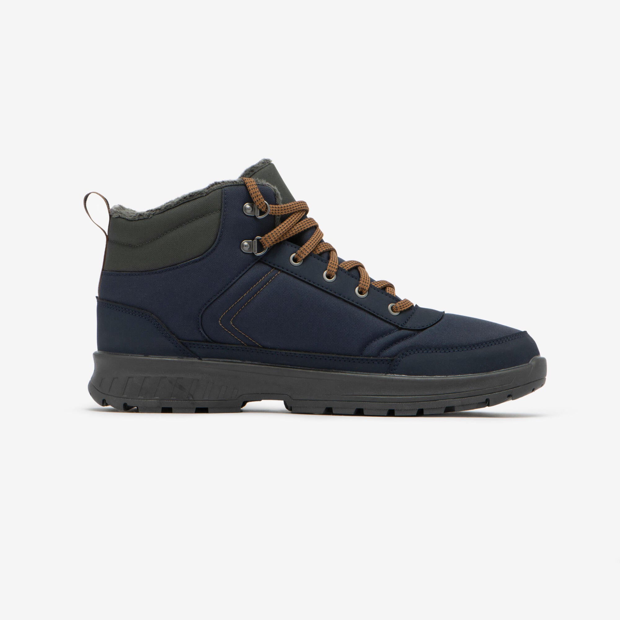 Quechua SH100 Mid Waterproof Hiking Boots for Men - Lightweight & Durable Outdoor Shoes for Trekking, Camping & Trail Adventures
