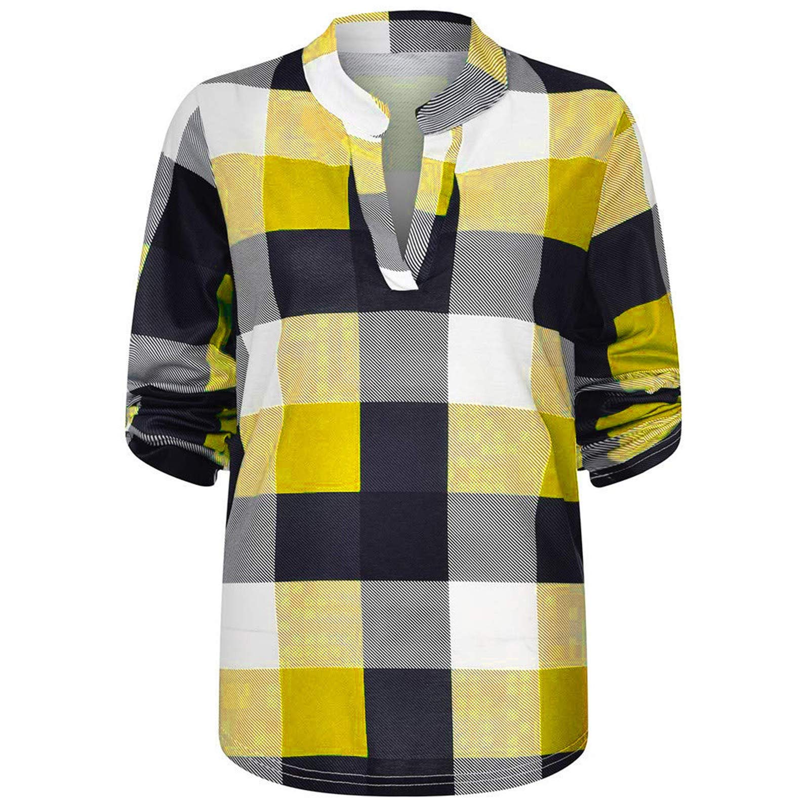 Women's Casual Long Sleeve Crewneck Blouse - Summer & Fall Tunic Tops Basic Tee Shirt | Perfect for Office Wear, Weekend Outfits & Layering Essentials