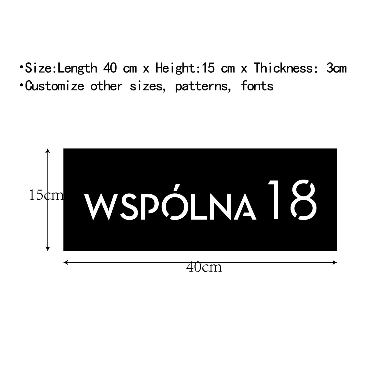 **Illuminated LED House Address Sign - Modern Custom House Numbers Plaque for Outdoor Use (White Light) - Perfect for Front Door, Porch, or Mailbox Visibility**