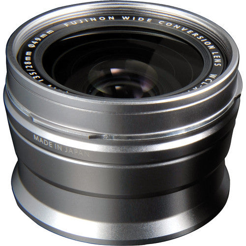 Fujifilm WCL-X100S Wide Conversion Lens for X100/X100S Digital Camera - Silver | Expand Your Photography Horizons for Landscapes & Group Shots