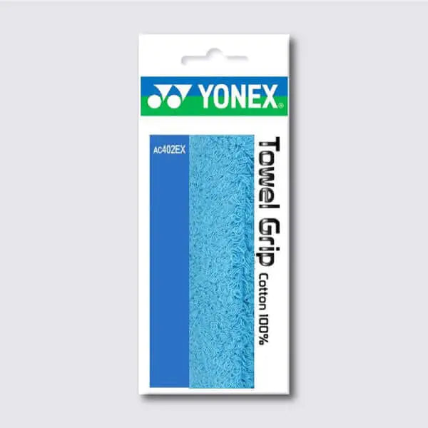 Yonex AC402EX Premium Tennis Towel Grip - Sweat Absorbent & Non-Slip for Better Control - Perfect for Tennis, Badminton & Squash Rackets